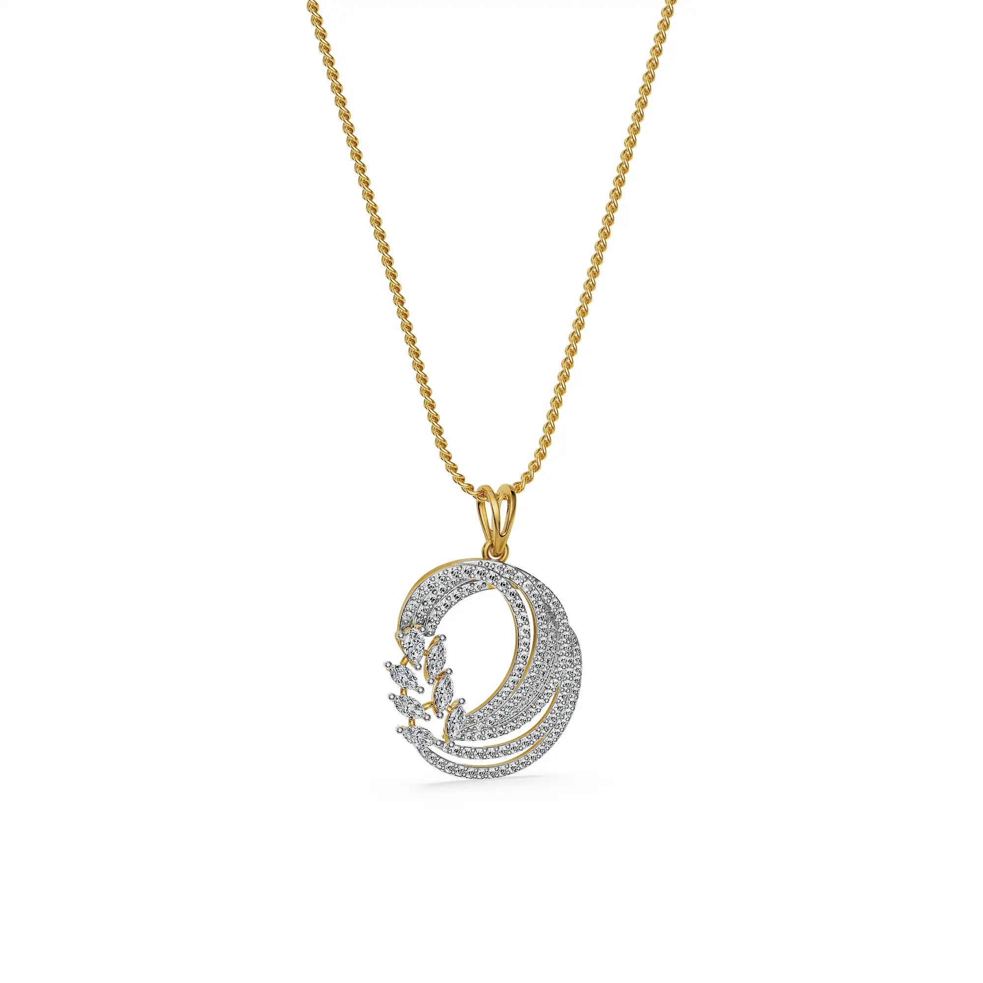 Lunara Vine Lab Grown Diamond Pendant