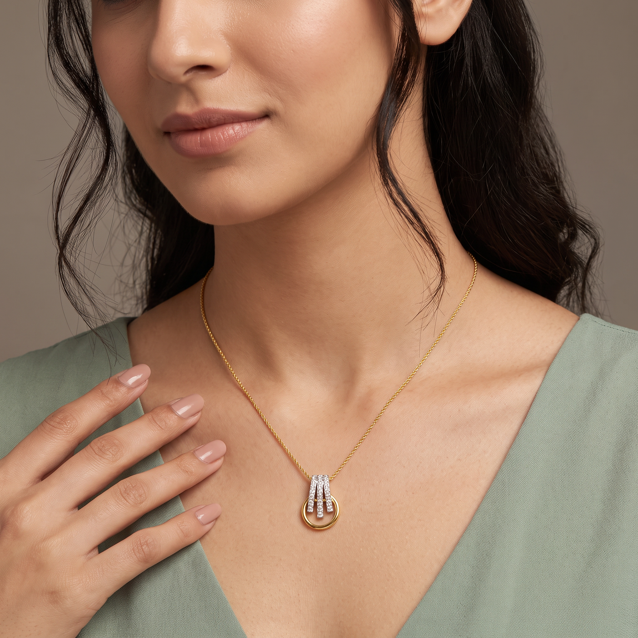 Luminous Lab Grown Diamond Pendant