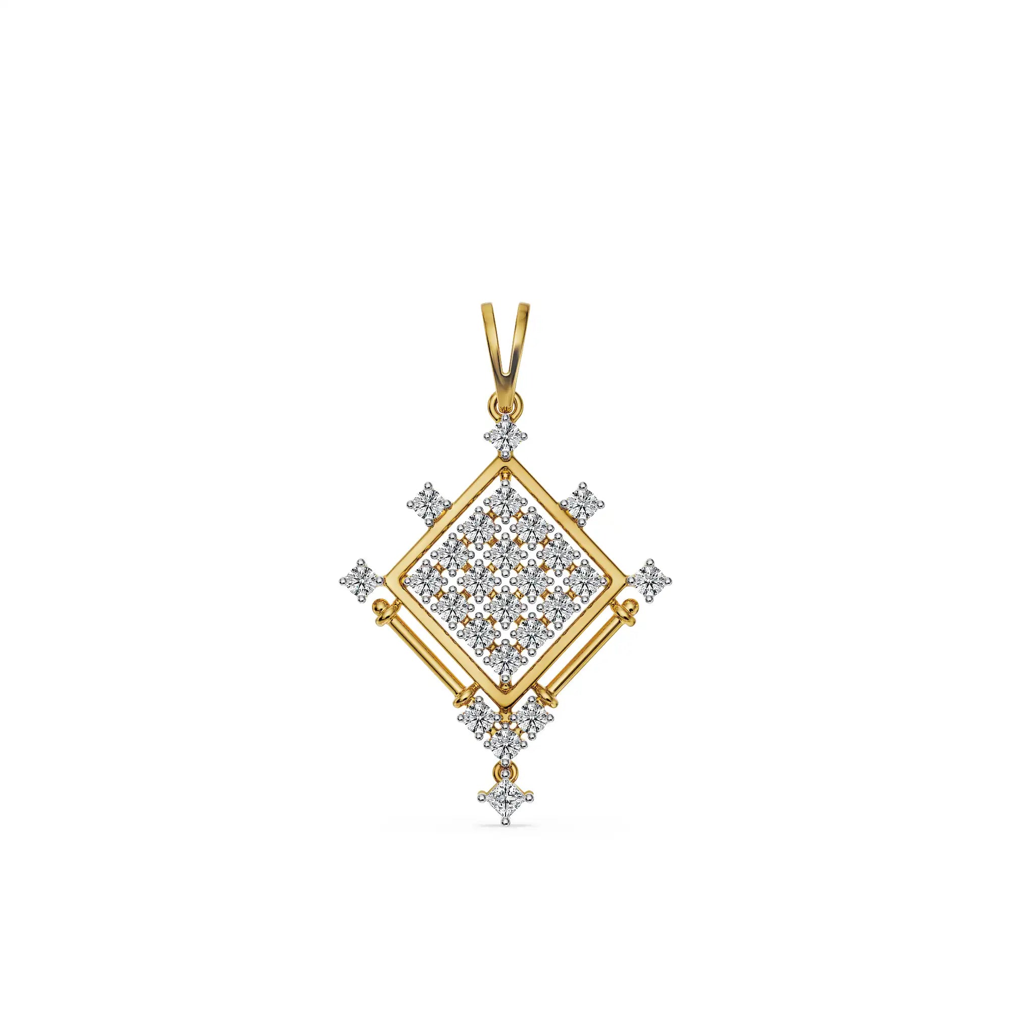 Mosaic Lab Grown Diamond Pendant