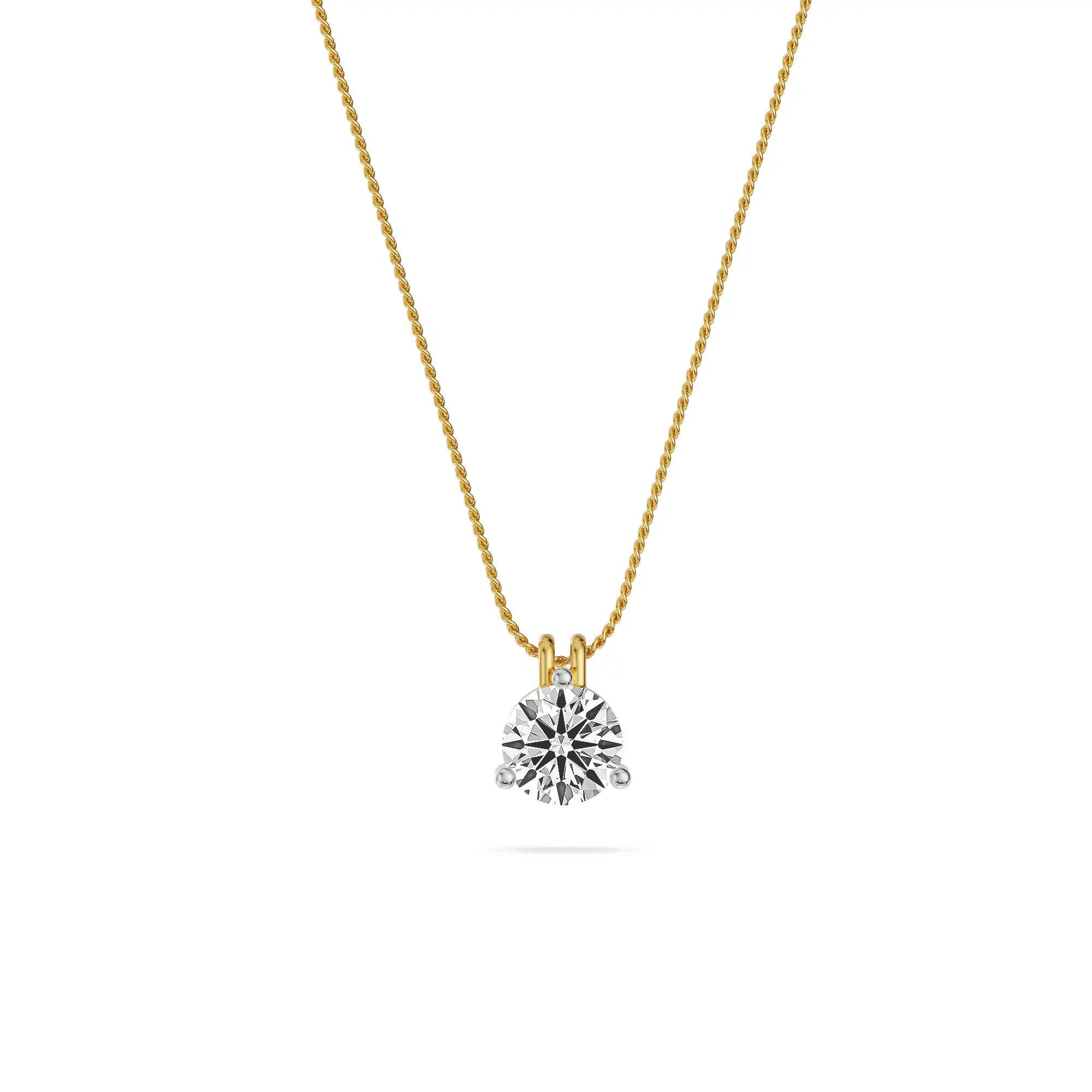 Hearts & Arrows Two Way Lab Grown Diamond Pendant