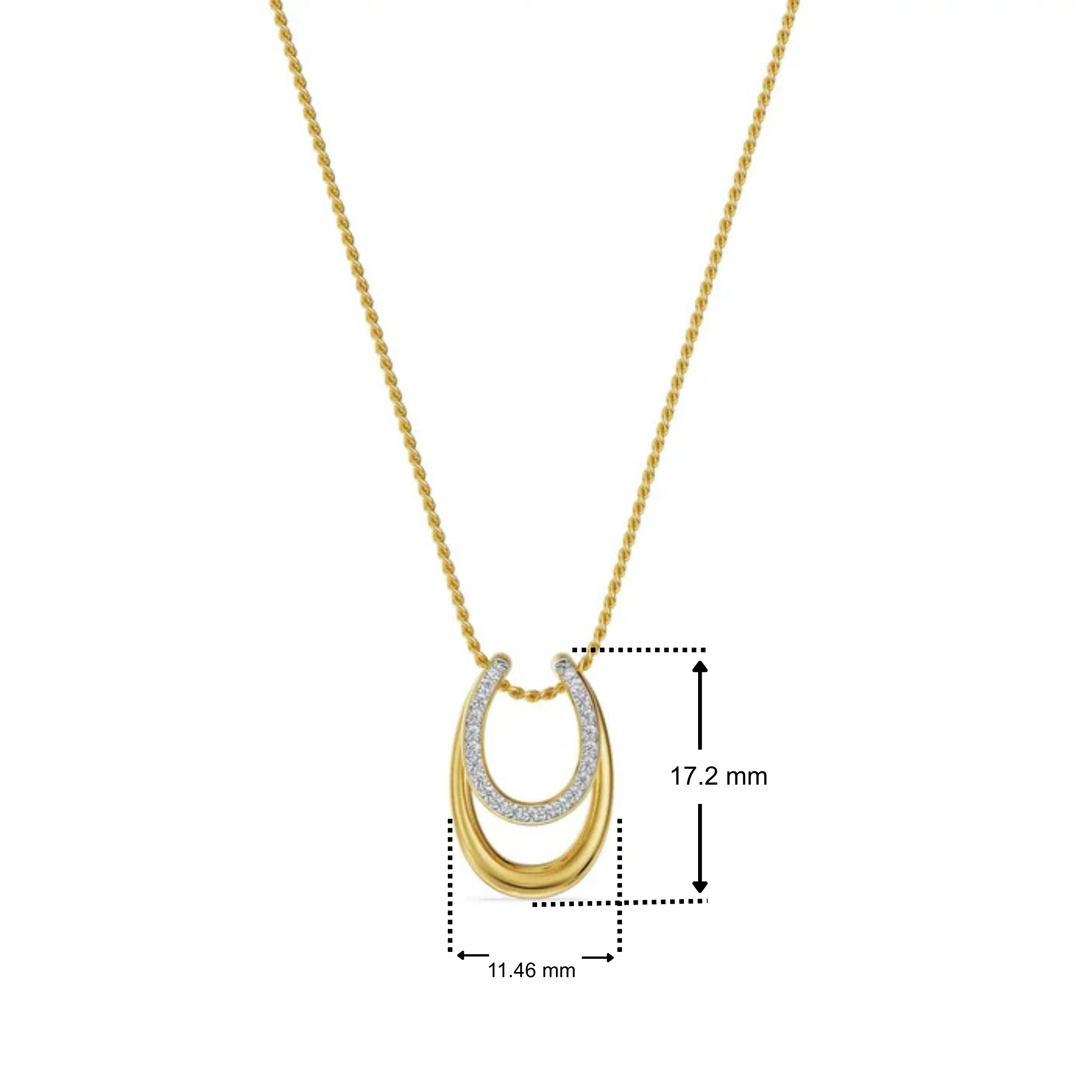 Oval Sparkle Lab Grown Diamond Pendant
