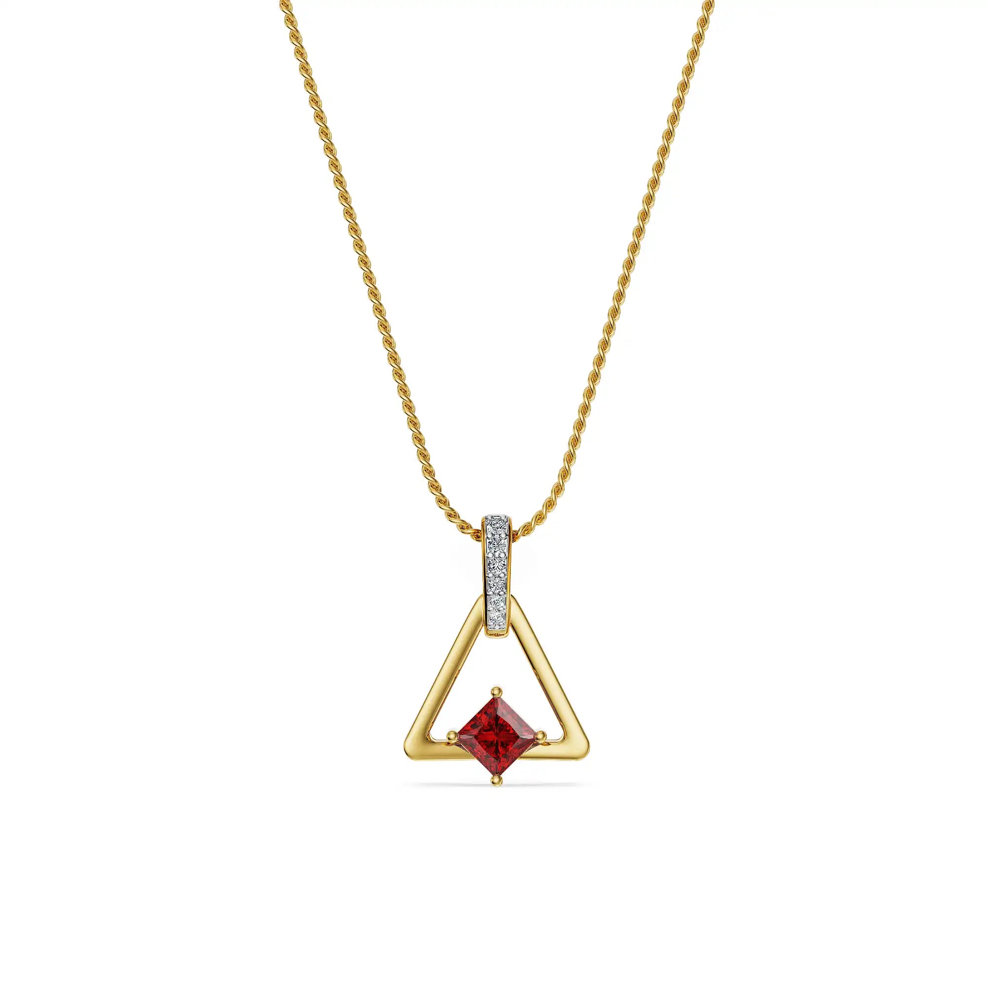 Rose Peak Lab Grown Diamond Pendant