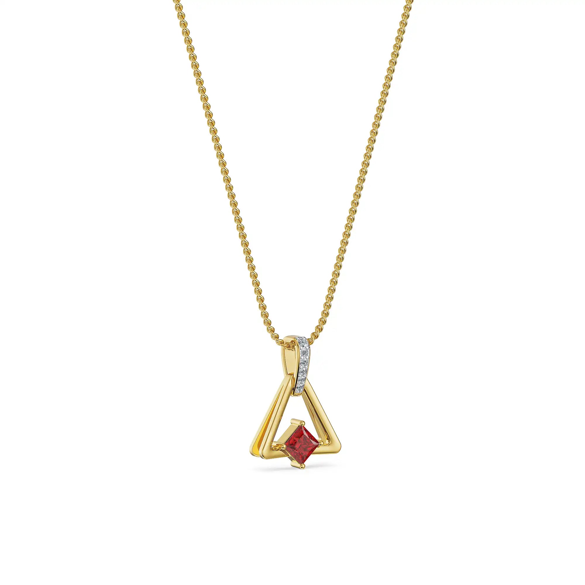 Rose Peak Lab Grown Diamond Pendant