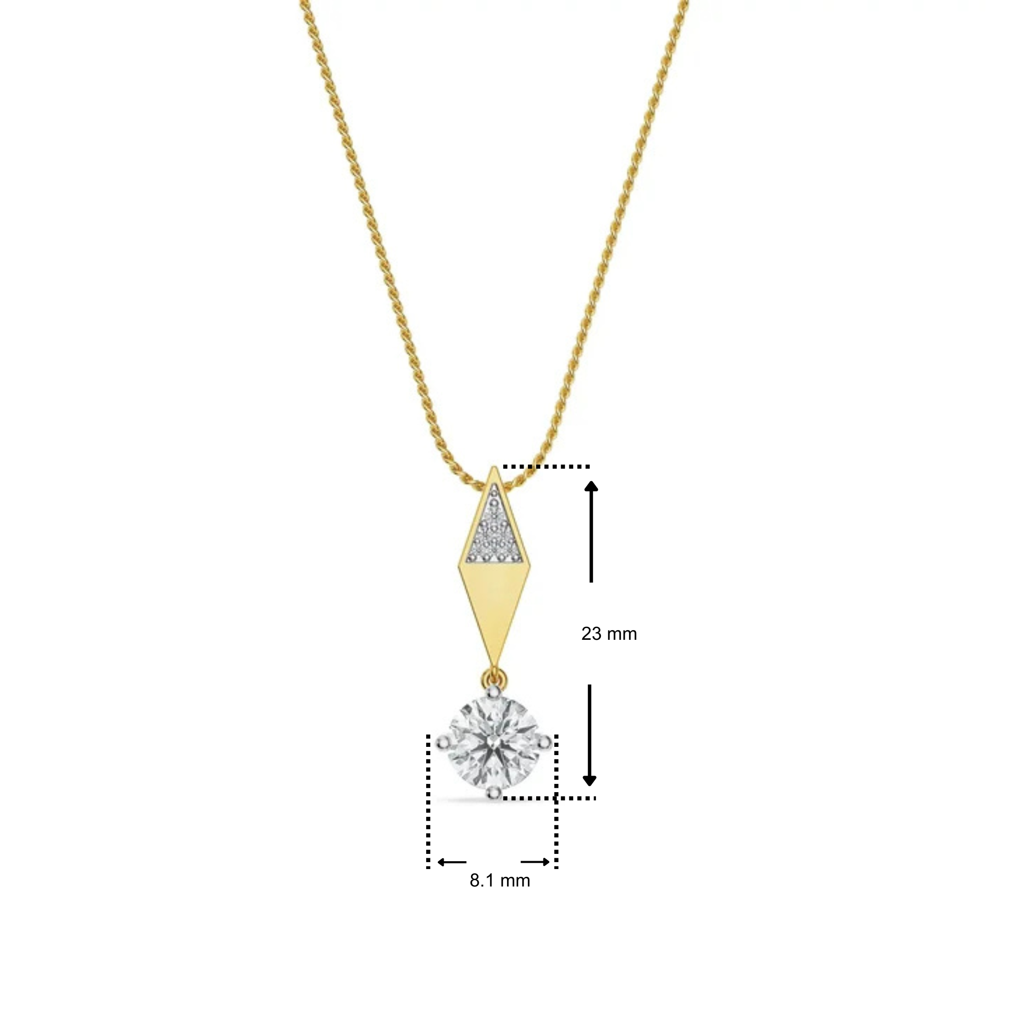 Harlow Solitaire Lab Grown Diamond Pendant