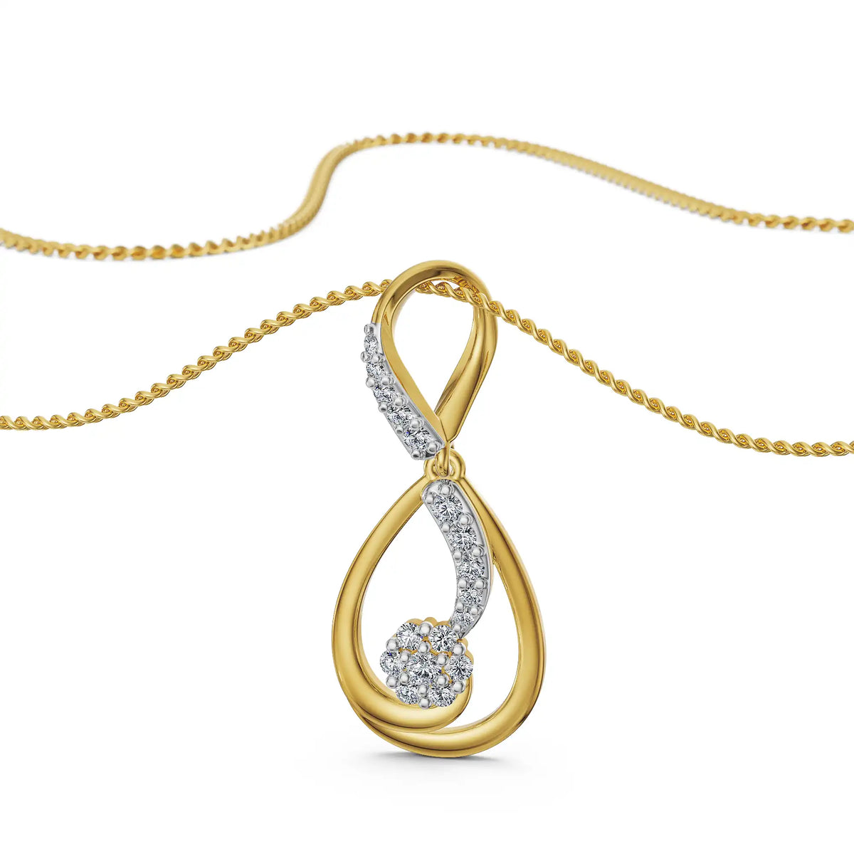 Auric Cradle Lab Grown Diamond Pendant