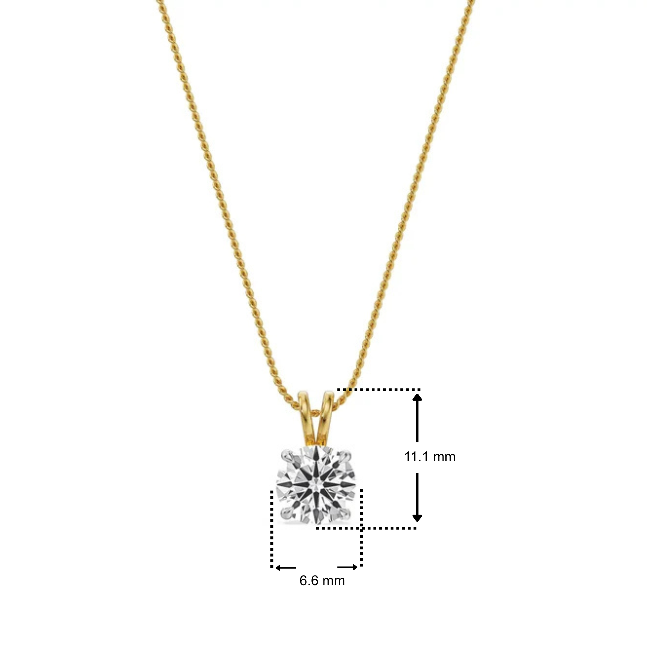 Brilliance Hearts & Arrows Lab Grown Diamond Pendant