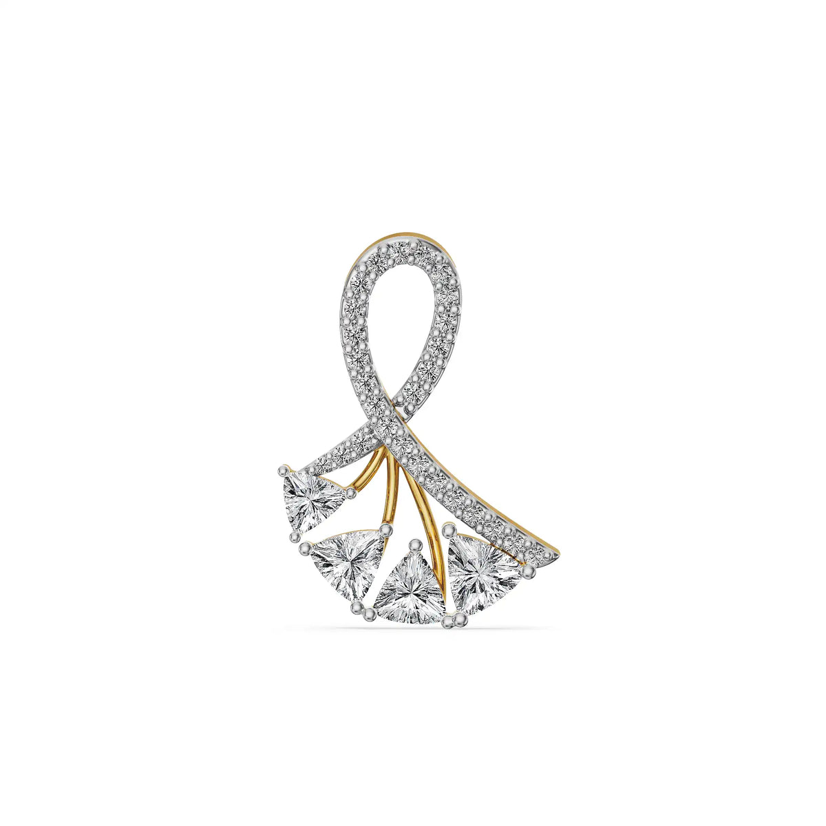 Eterna Flourish Lab Grown Diamond Pendant