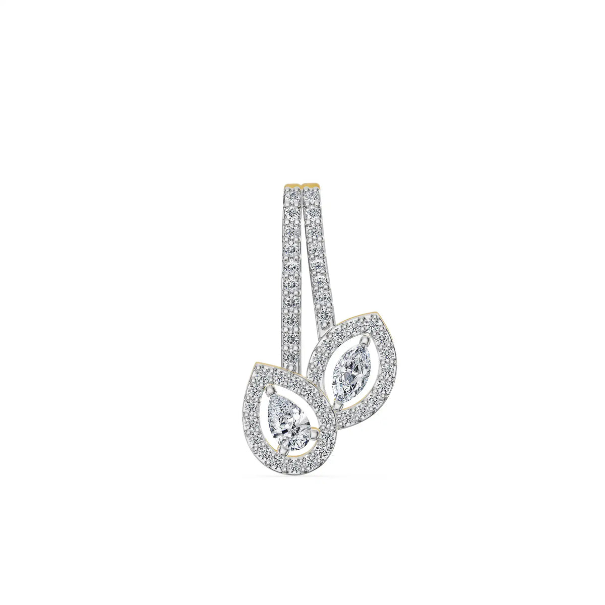 Celestia Duo Lab Grown Diamond Pendant
