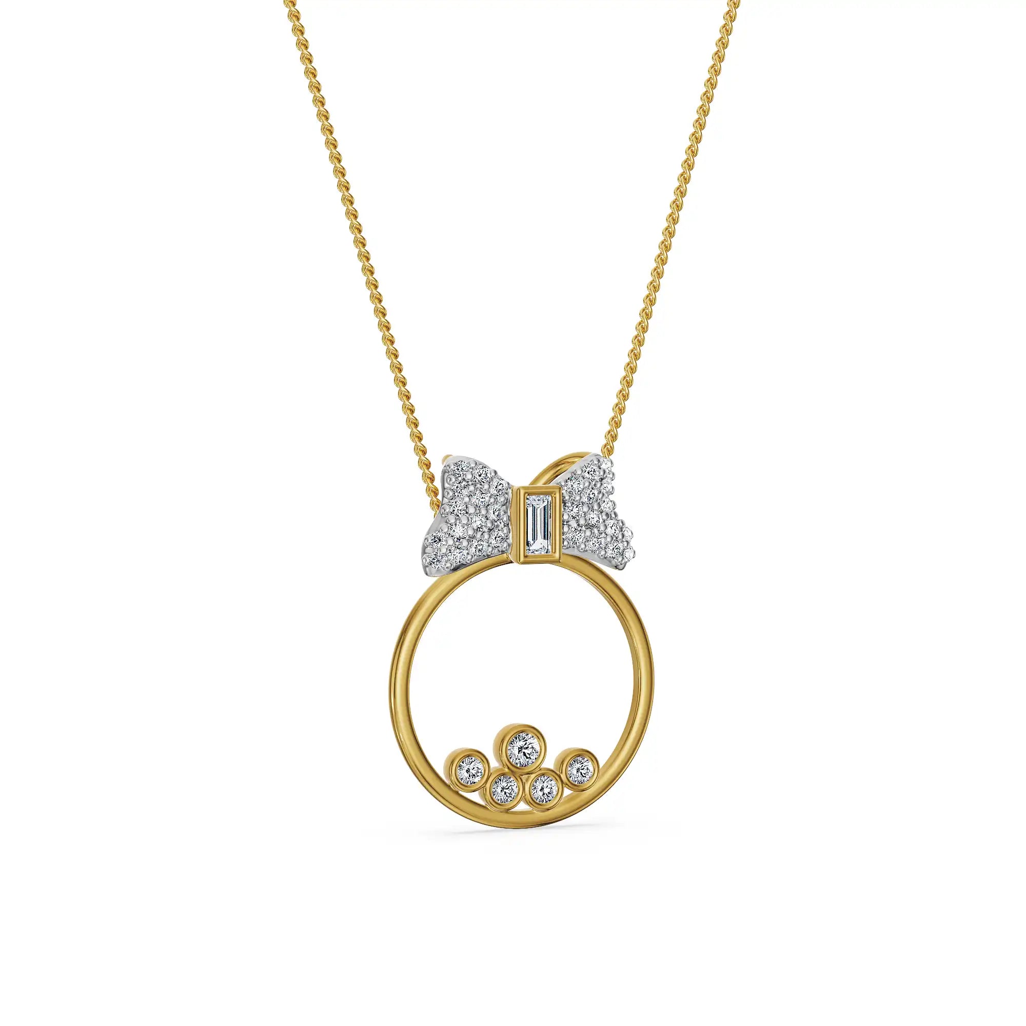 Bow Belle Lab Grown Diamond Pendant
