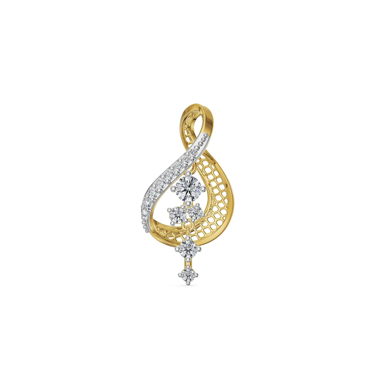 Ethereal Drop Lab Grown Diamond Pendant