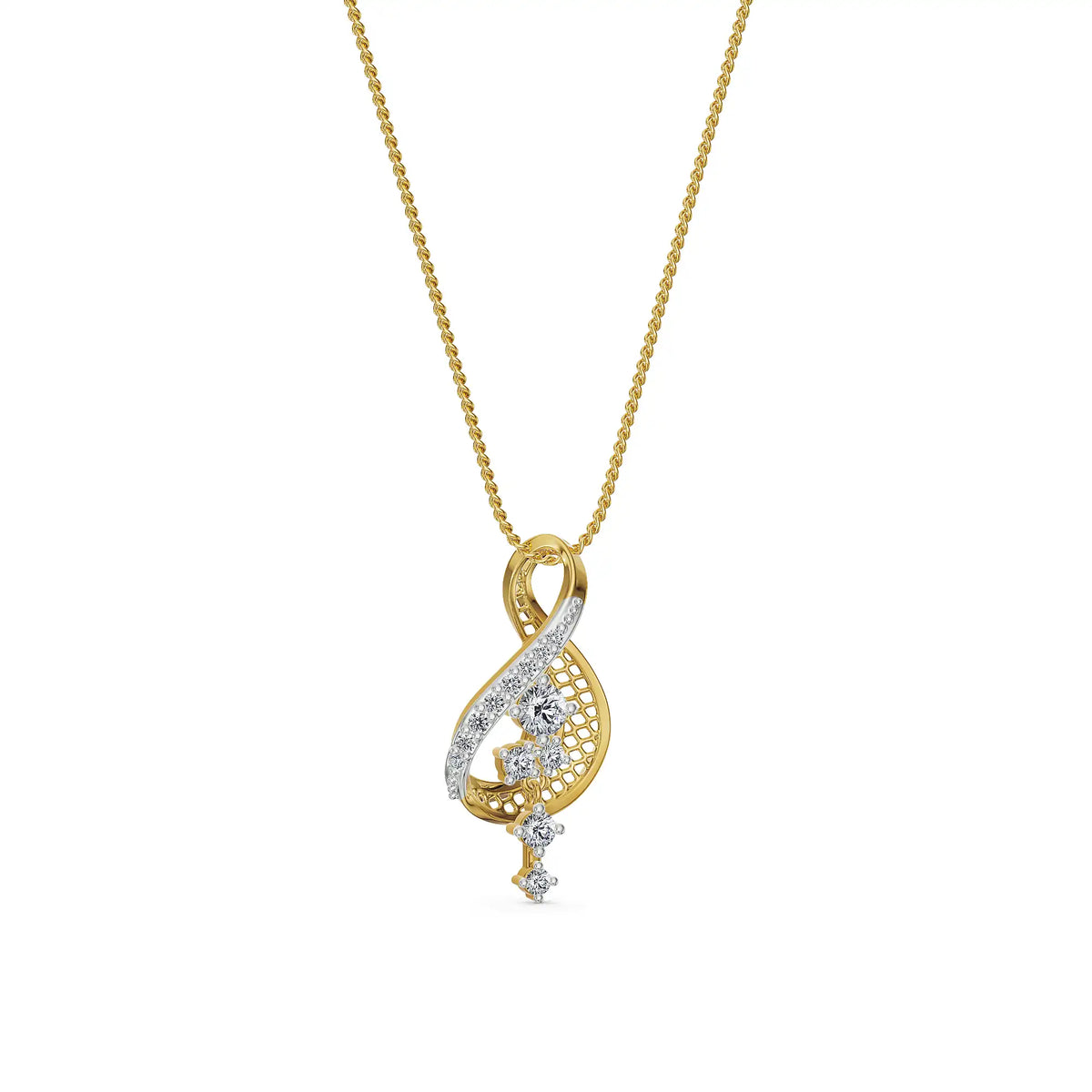 Ethereal Drop Lab Grown Diamond Pendant