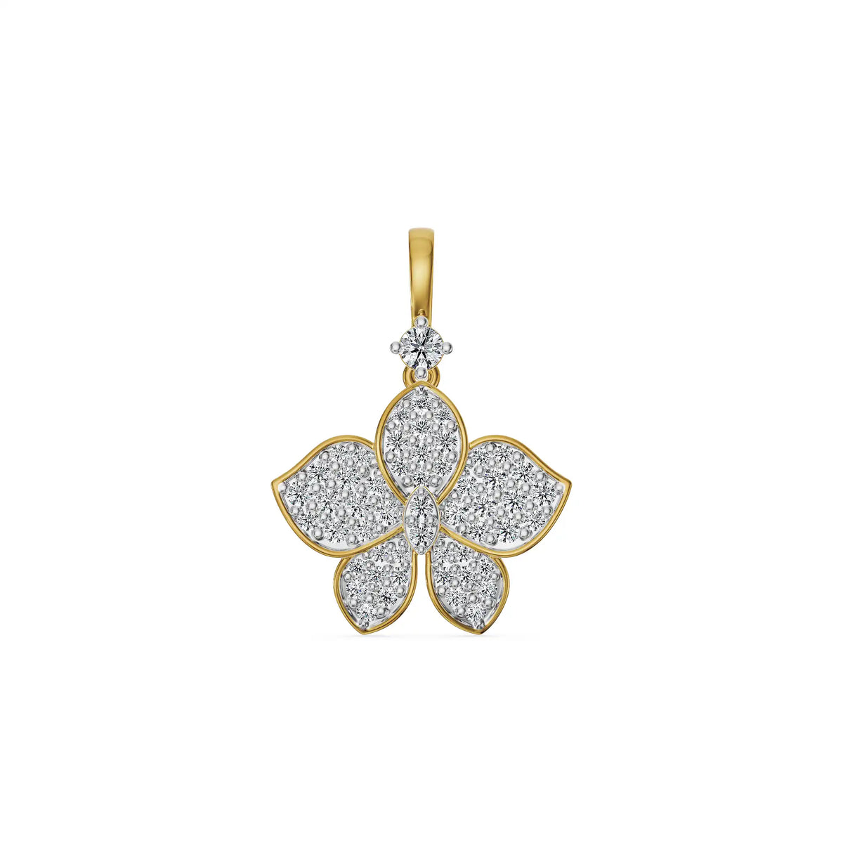 Petal Grace Lab Grown Diamond Pendant