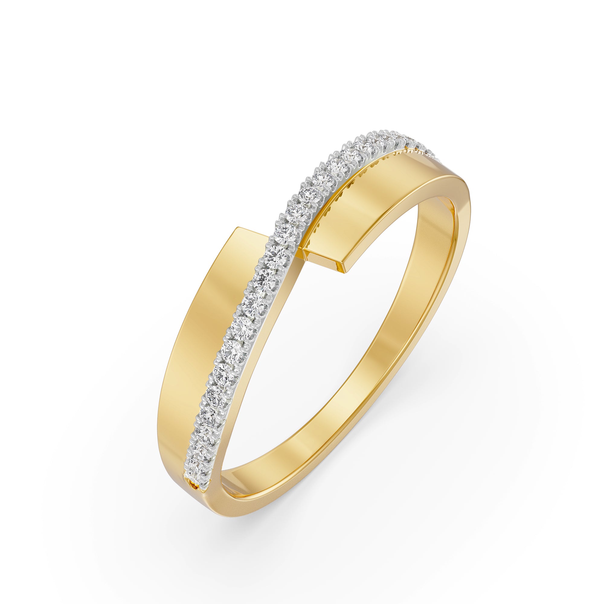 Timeless Diamond Ring Top View