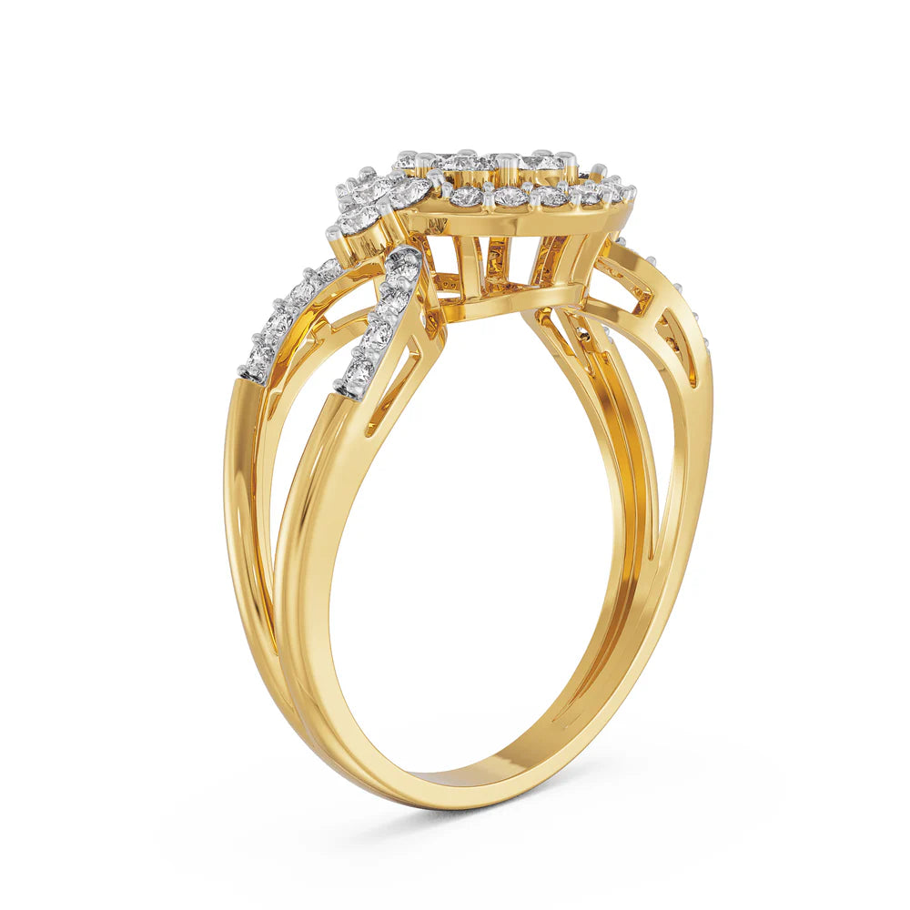 Royal Radiance Lab Grown Diamond Ring 9KT