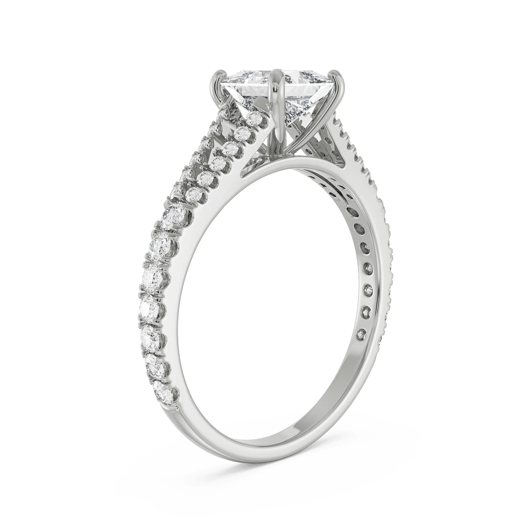 Princess Cut Splendor Ring_in_stock