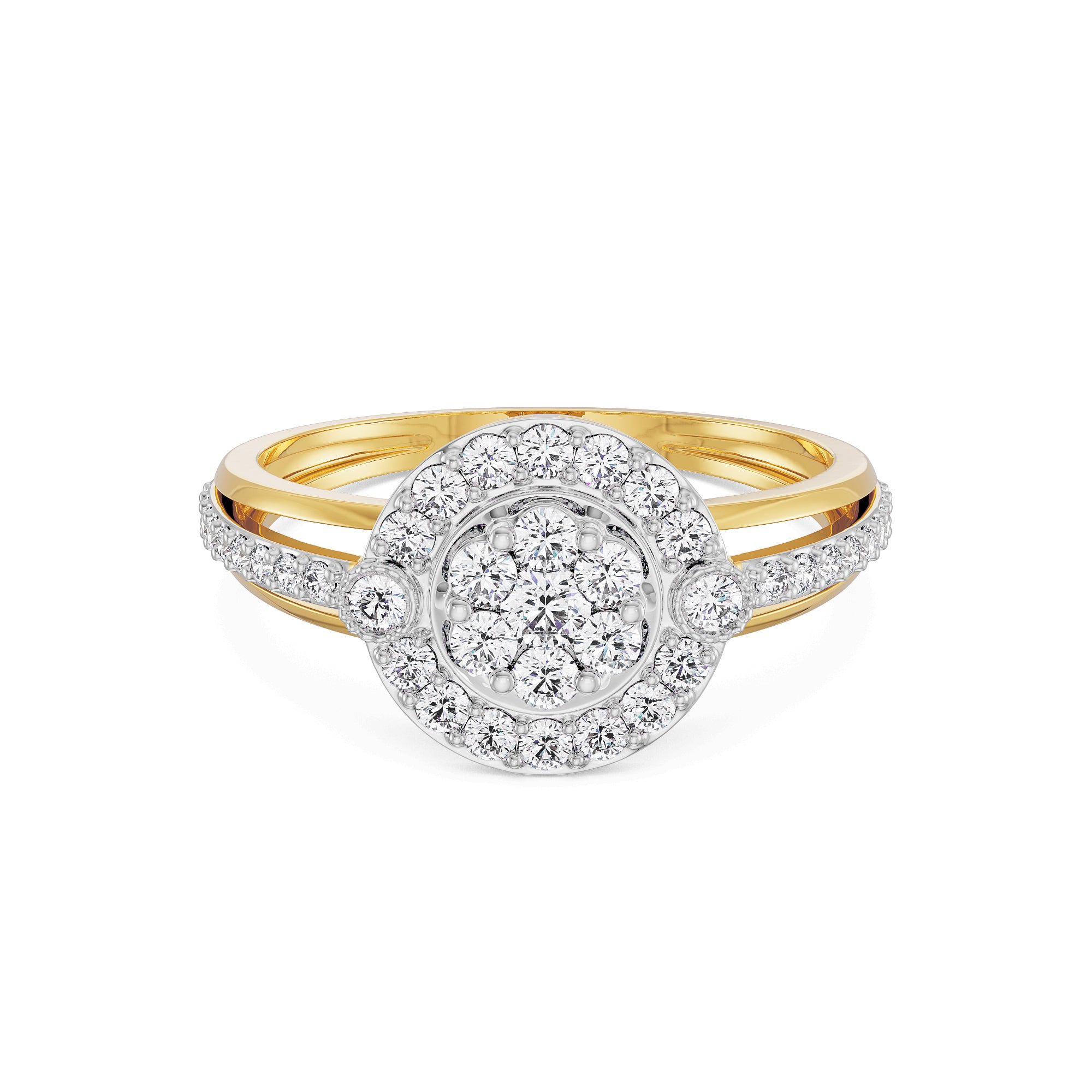 Buy Majestic Round Lab Grown Diamond Ring Online Shop Lab Grown