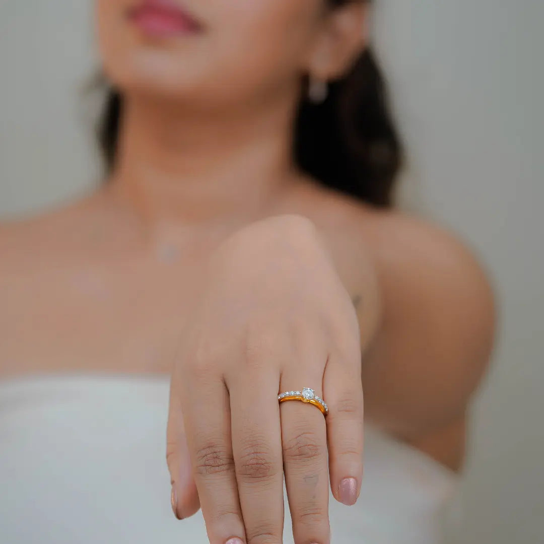 Dazzling Diamond Ring Prospective View