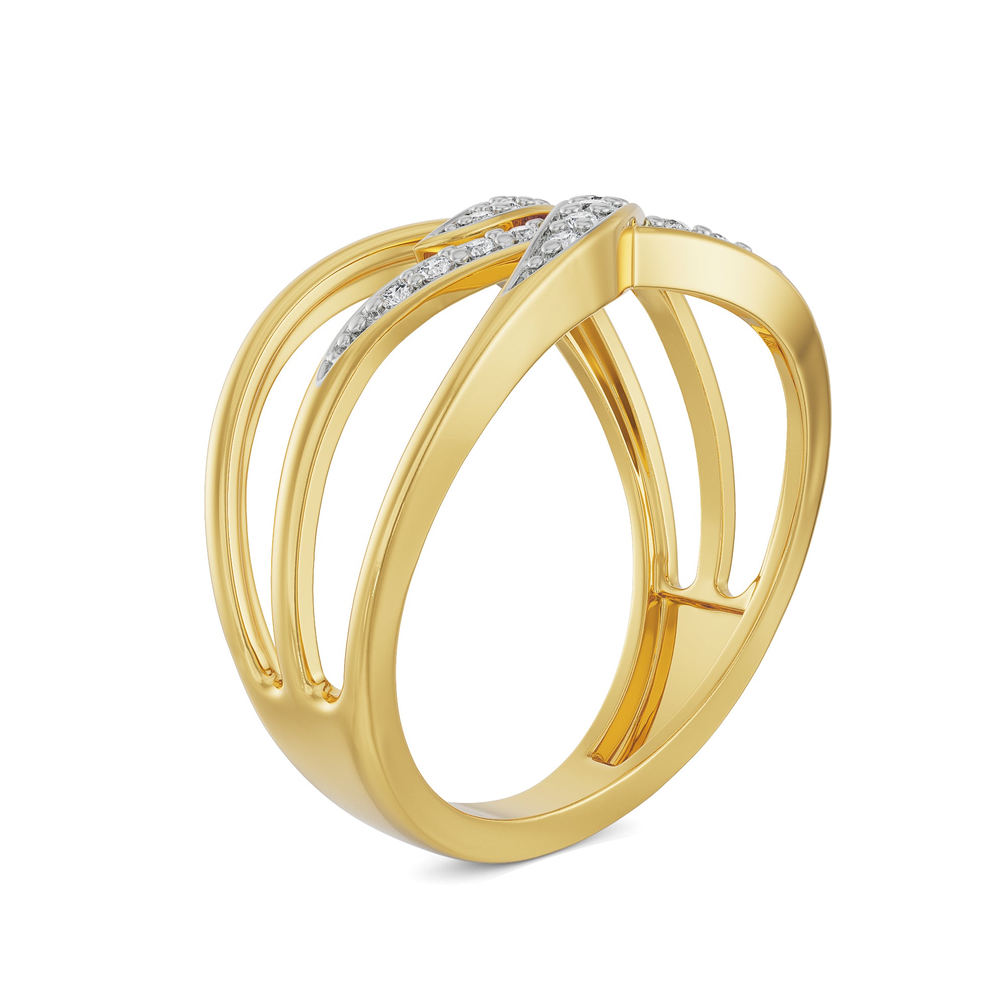 Blake Diamond Ring Side View