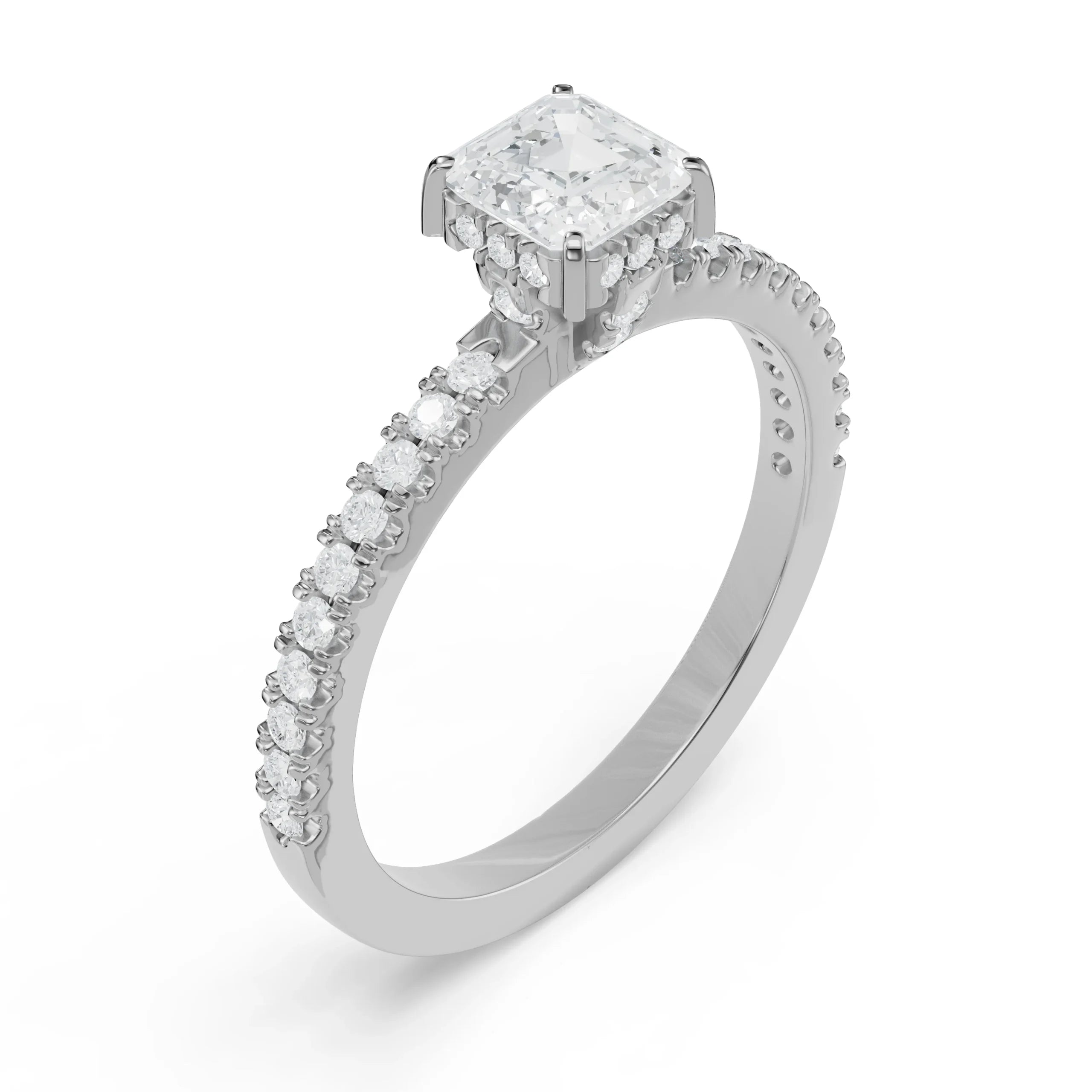Ethreal Engagement Ring Side View