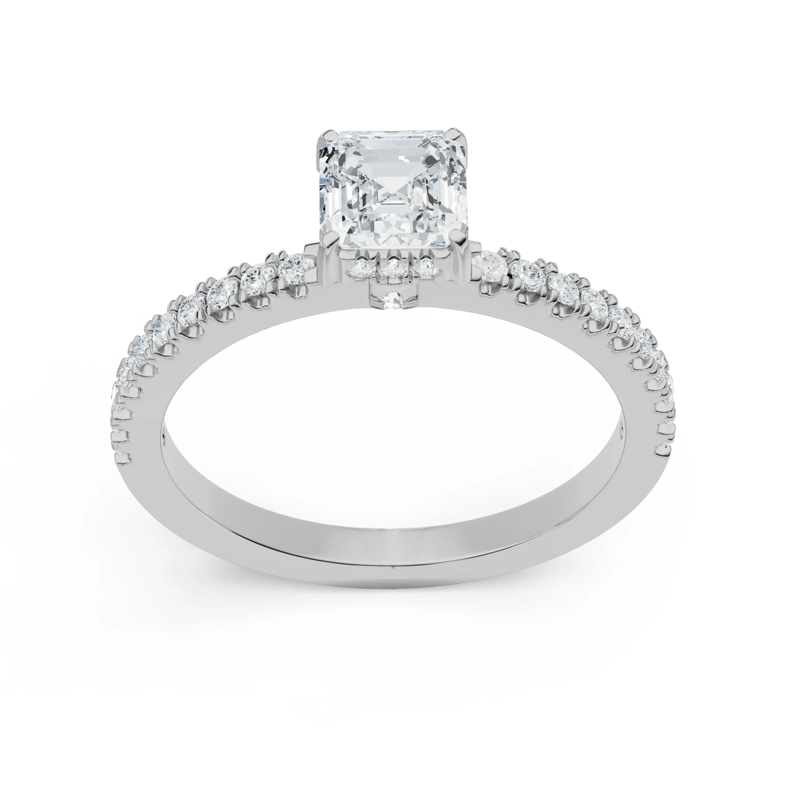 Ethreal Engagement Ring for Her Prospective View