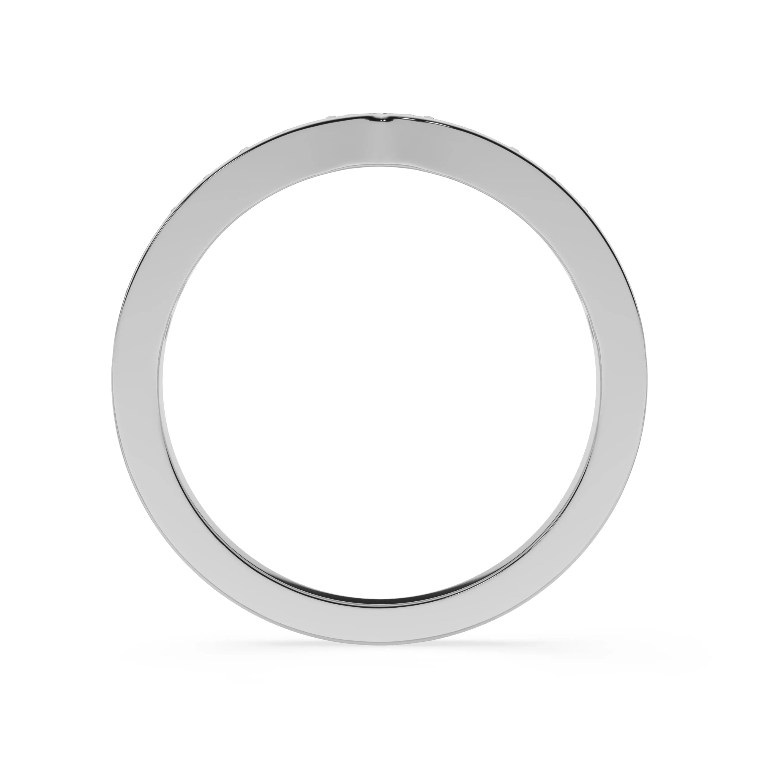 Tapered Diamond Band Back View