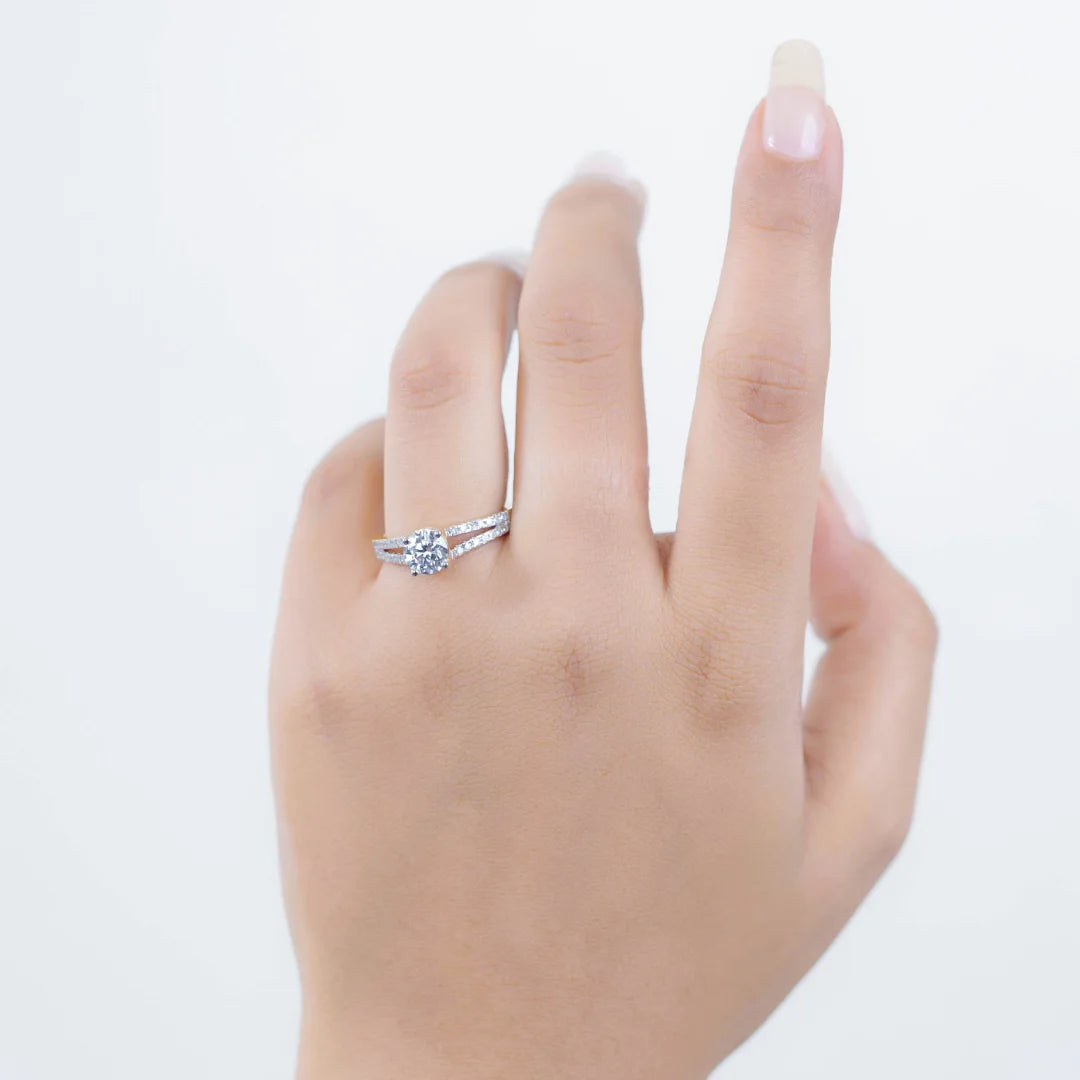 Ashez Lab Grown Diamond Ring