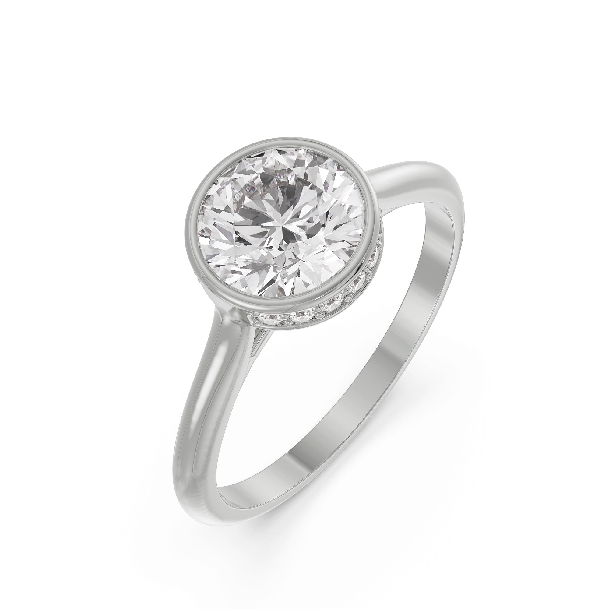 Vizel Diamond Ring Top View
