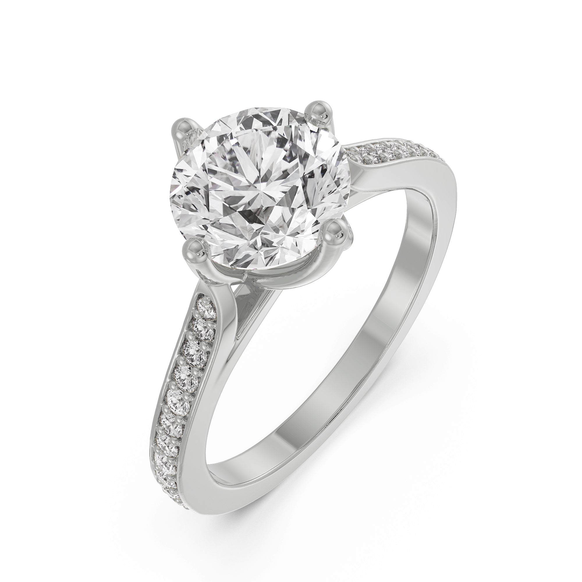Lux Diamond Ring Top View