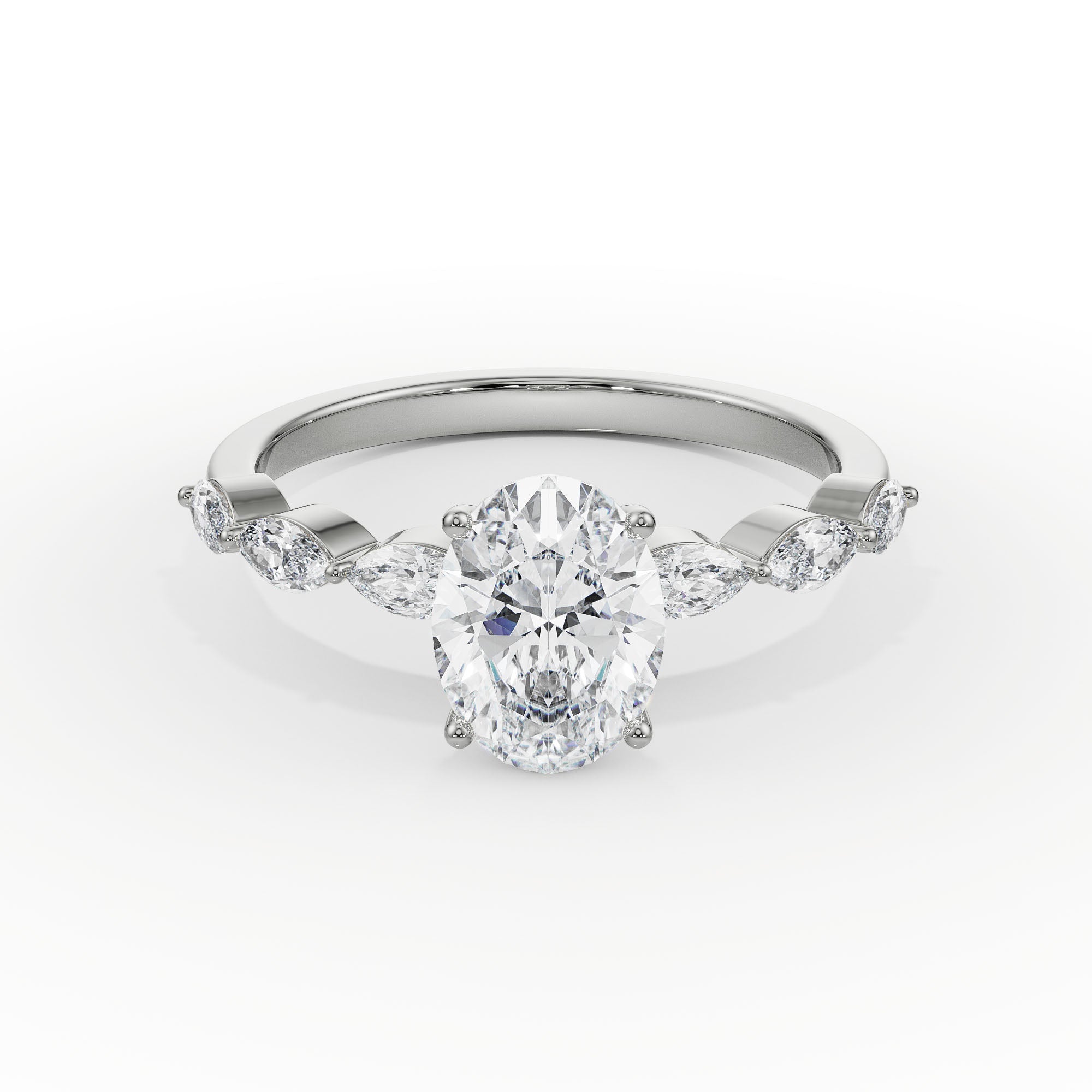 Jezz Diamond Ring Front View