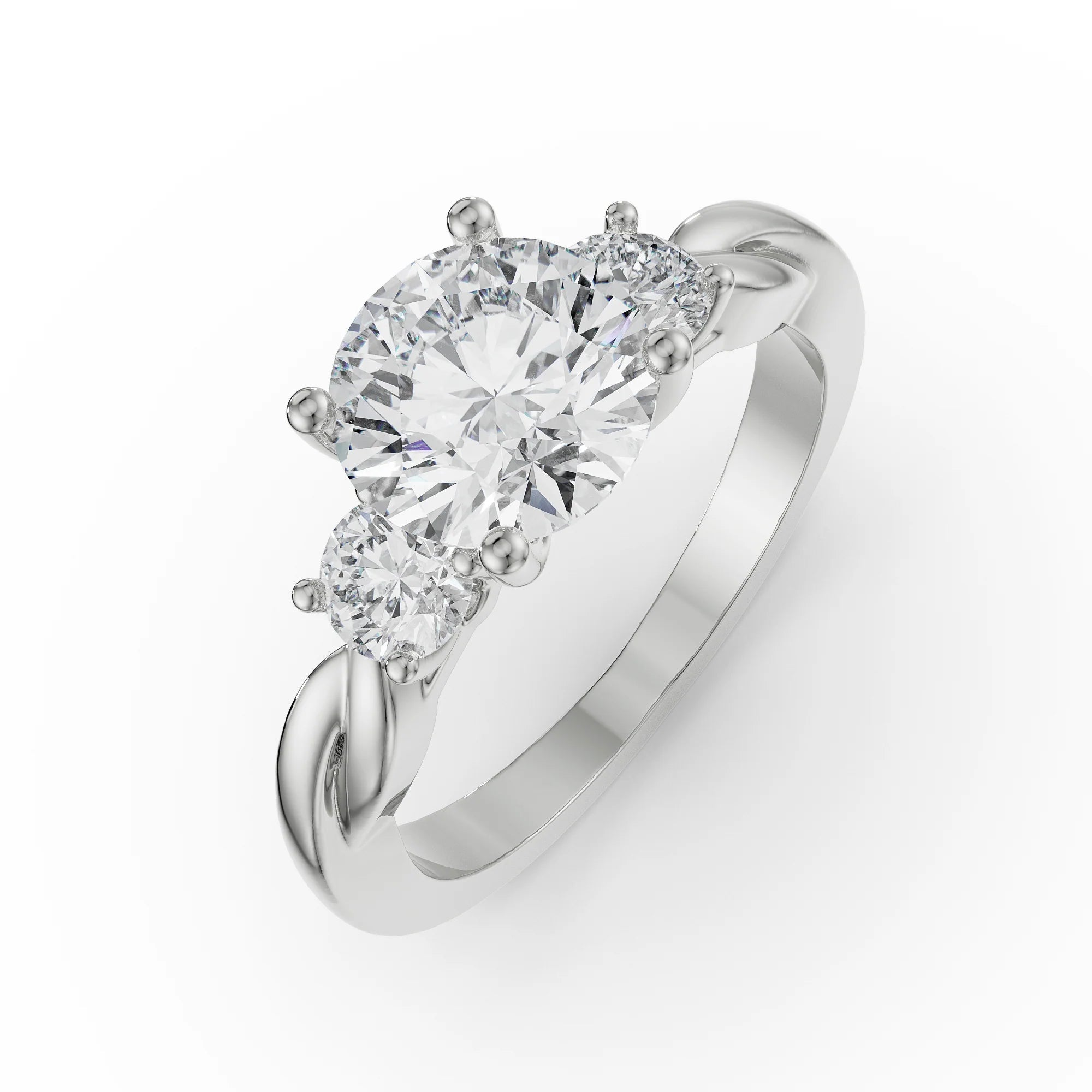 Twisted Vine Lab Grown Diamond Ring_in-stock