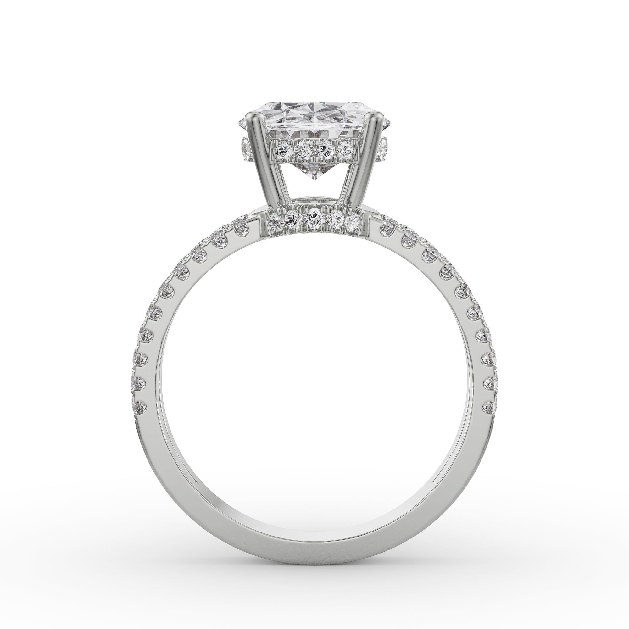 Mishka Diamond Ring Back View