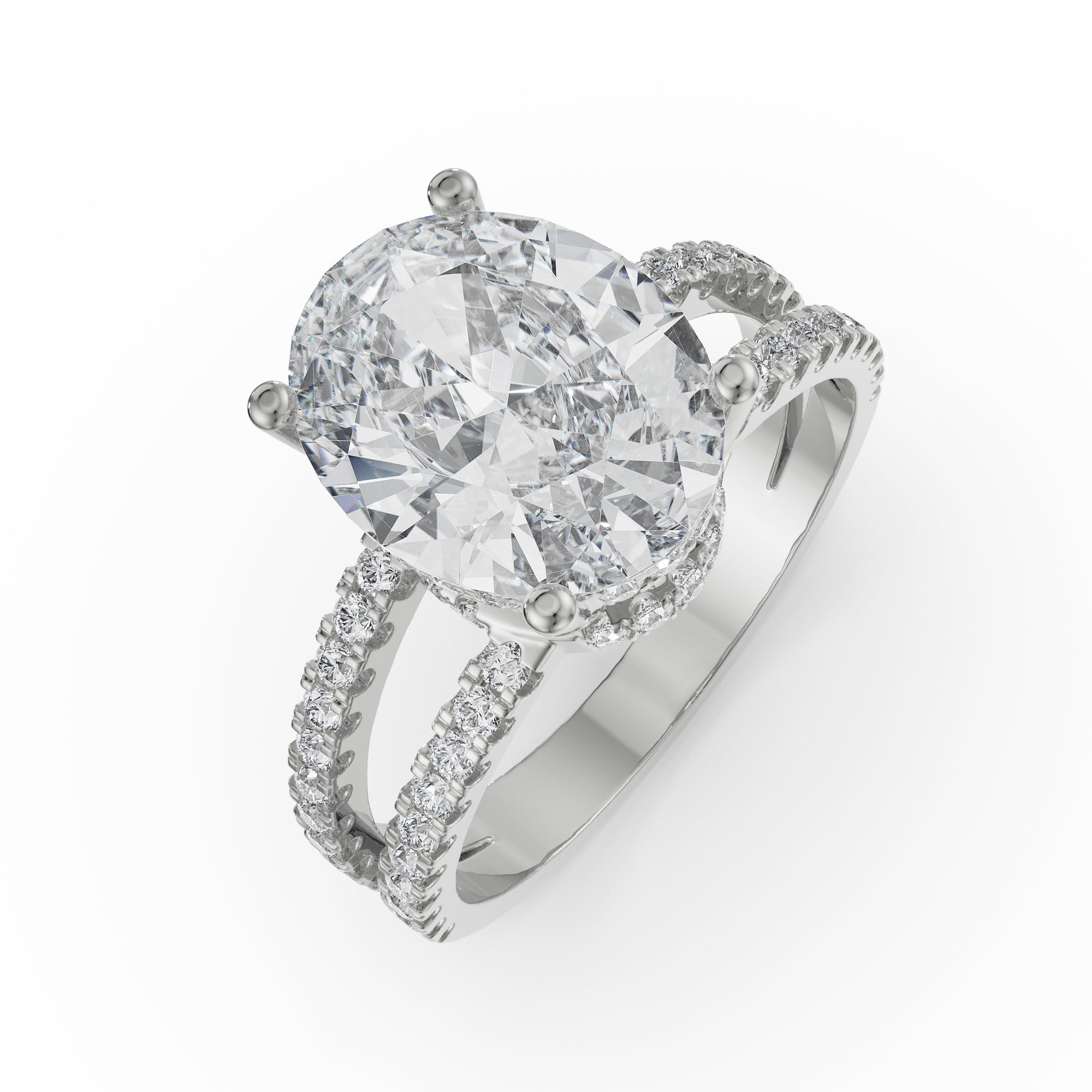 Mishka Diamond Ring Top View