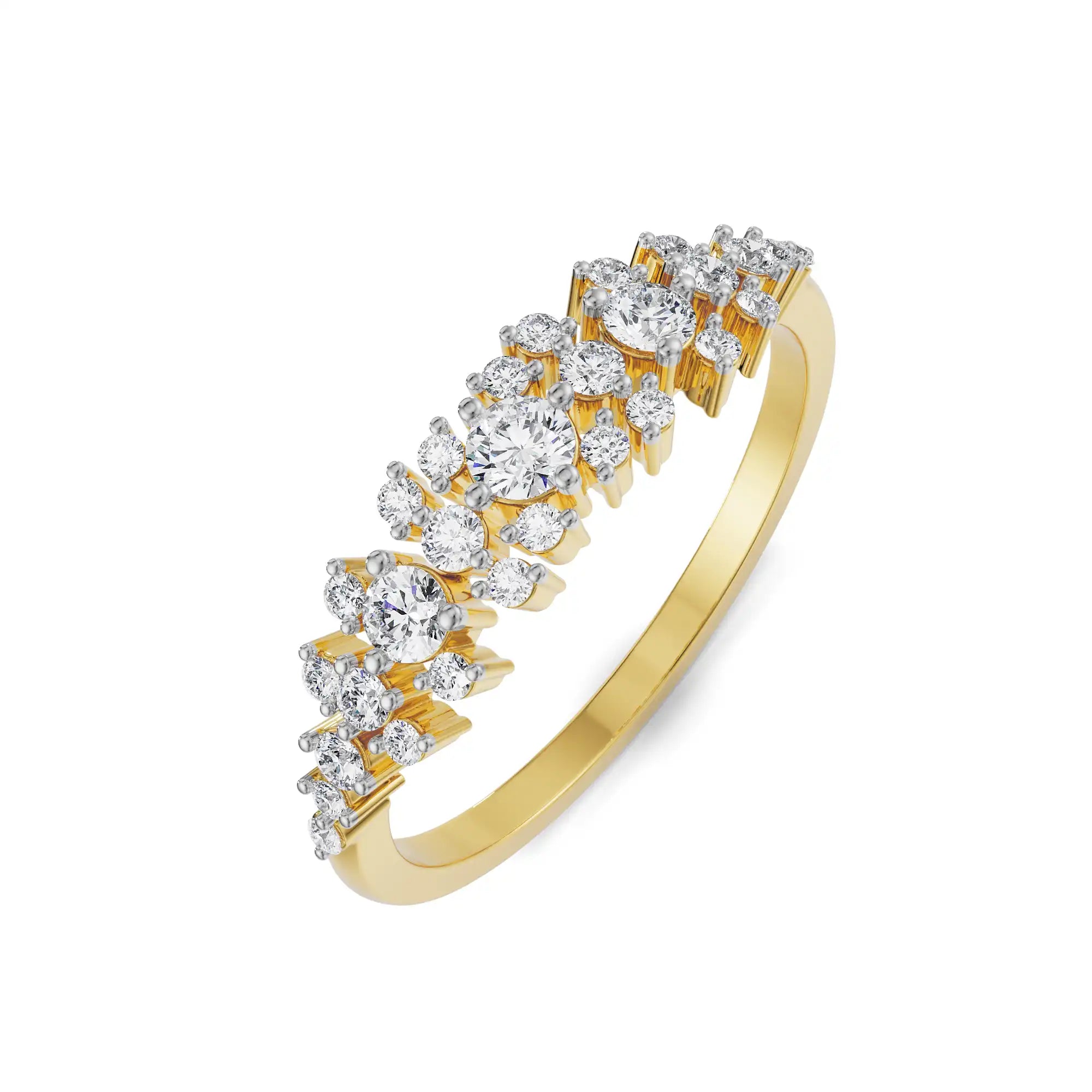 Alison Diamond Band Top View