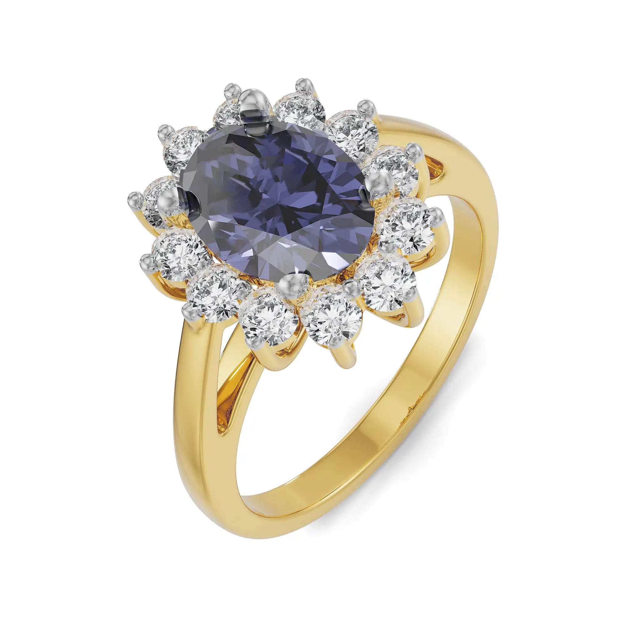 Fusion Diamond Band Top View