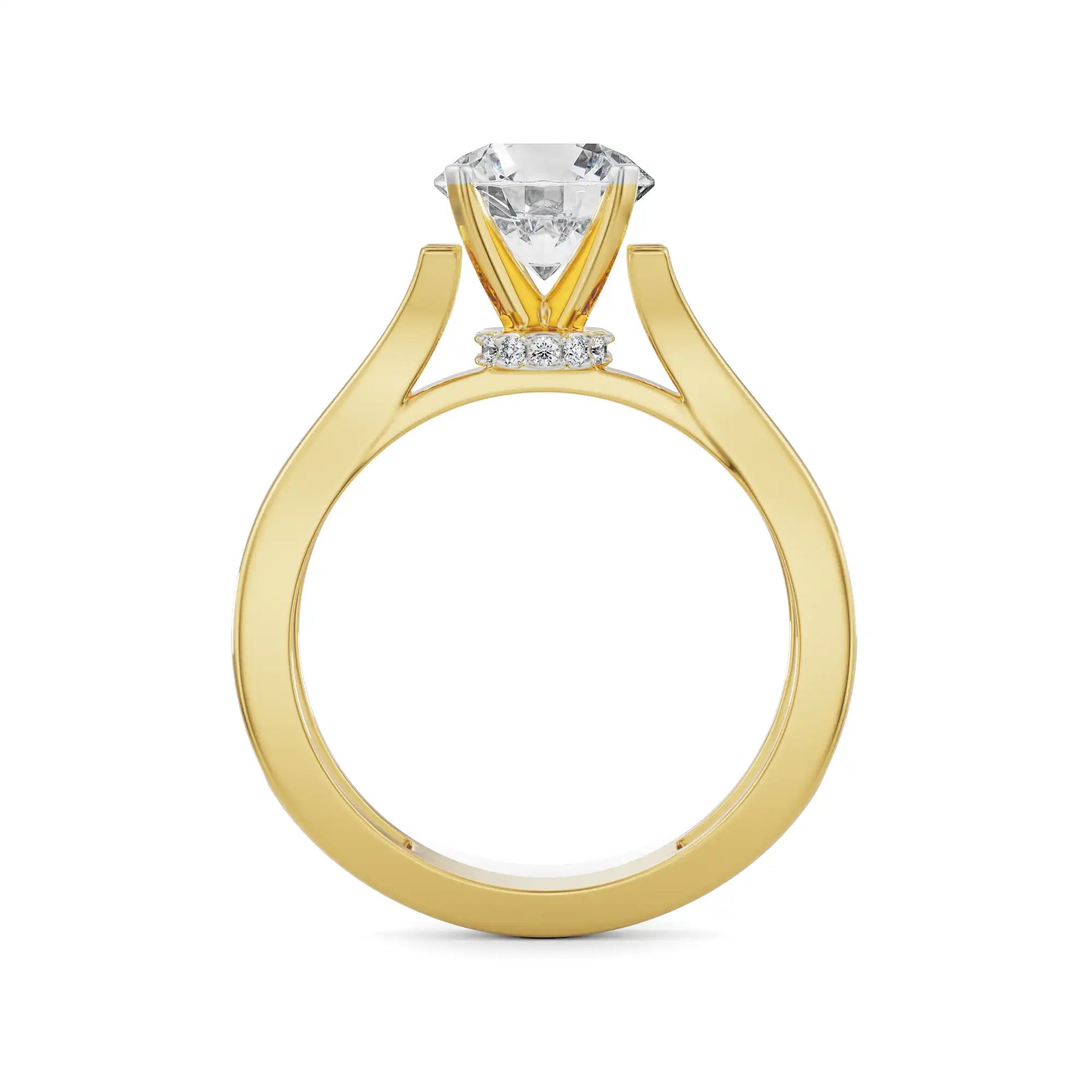 Victoria Diamond Ring Back View