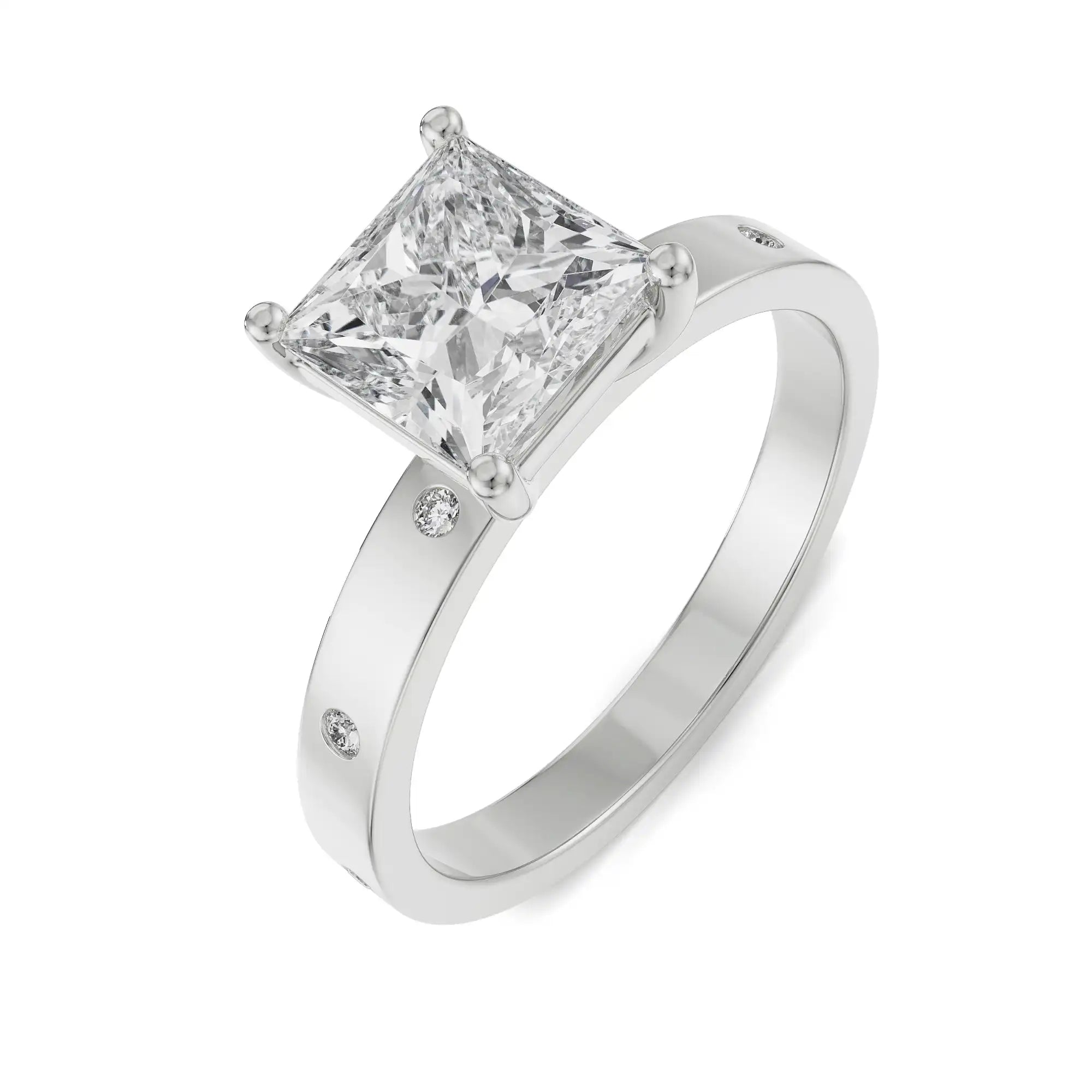 Alexis Diamond Ring Top View