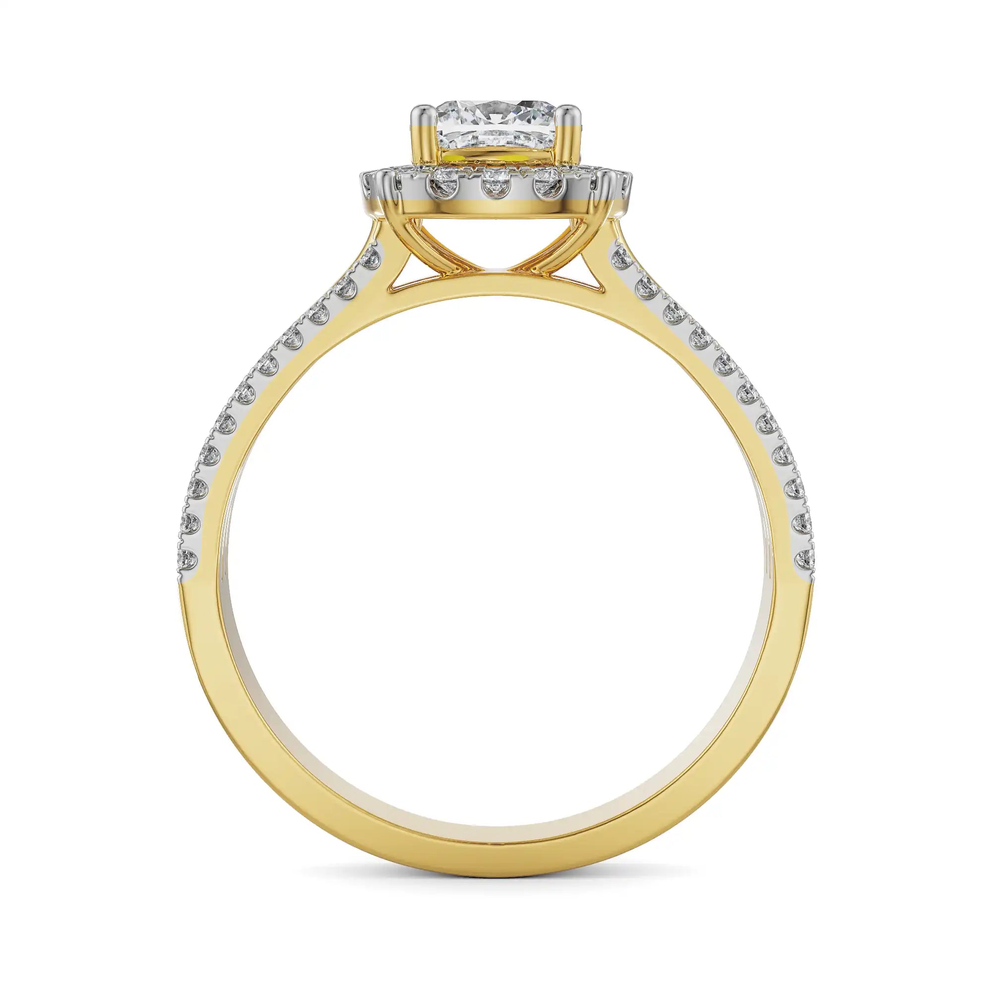 Aneeva Engagement Ring Back View