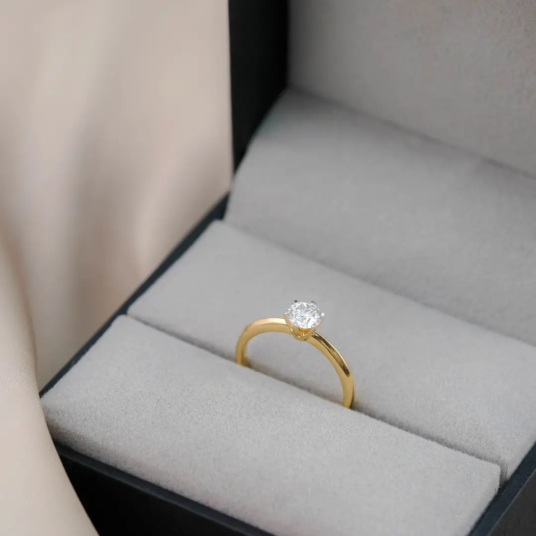 Classic Ira Solitaire Ring Prospective View