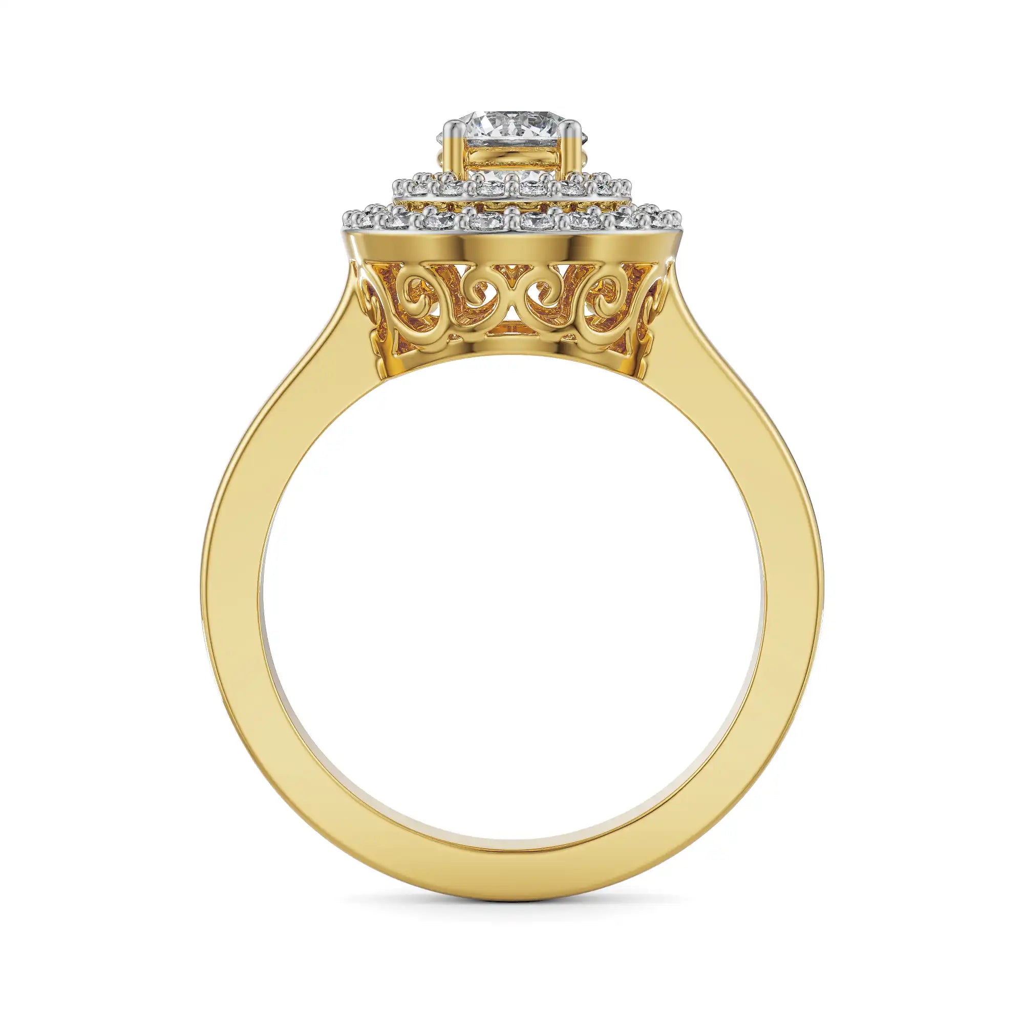 Jessie Round Lab Grown Diamond Ring 9KT