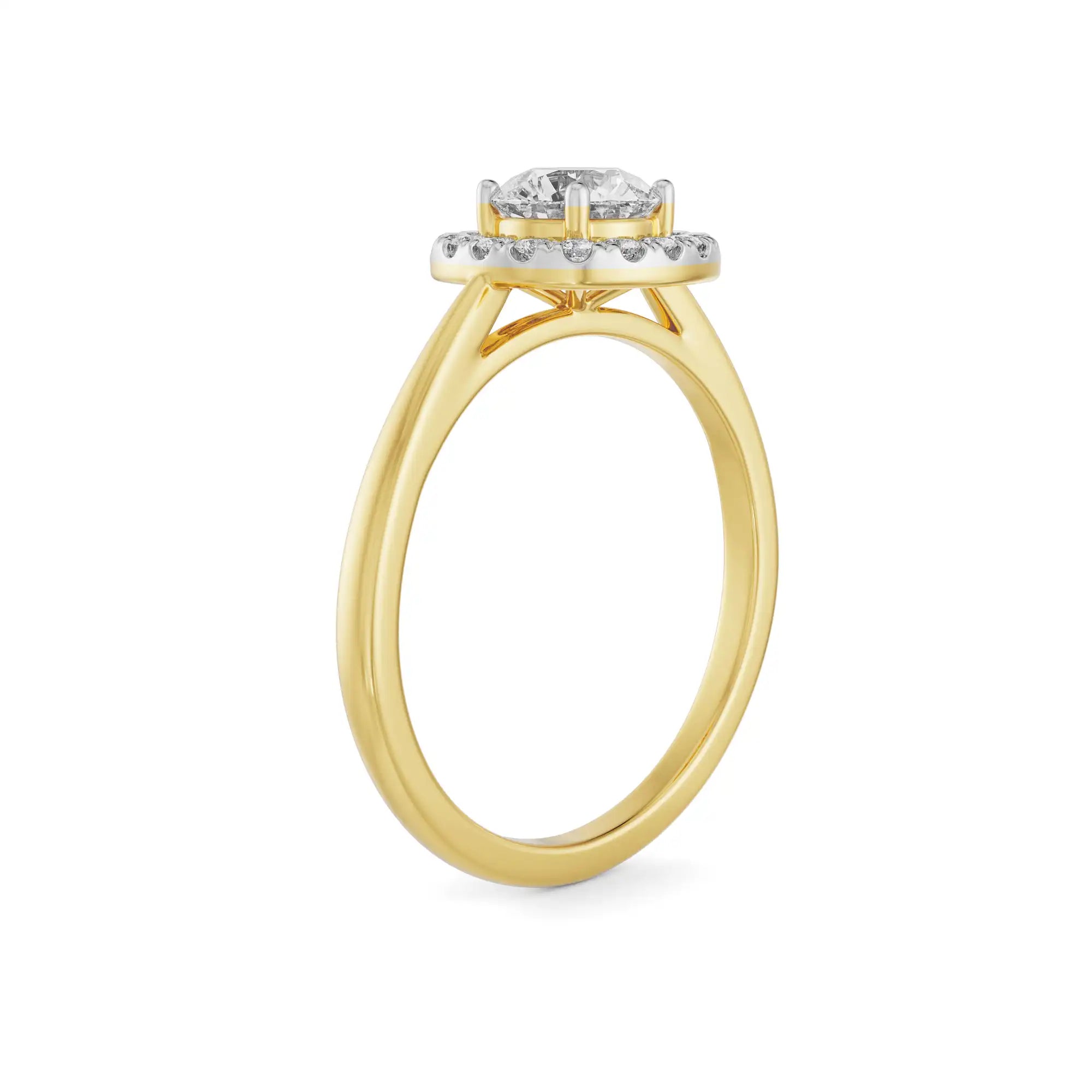 Tresty Engagement Ring Side View