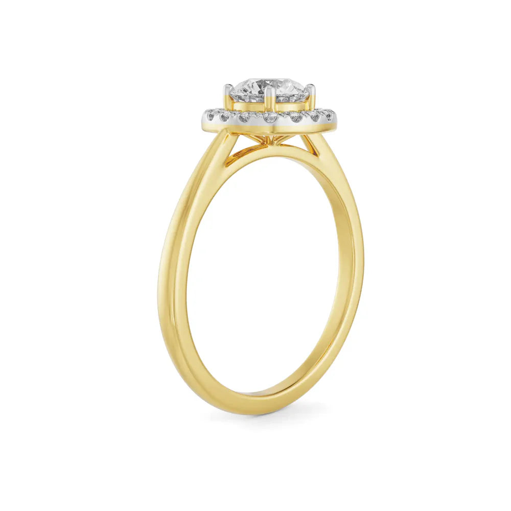 Tresty Lab Diamond Engagement Ring 9KT