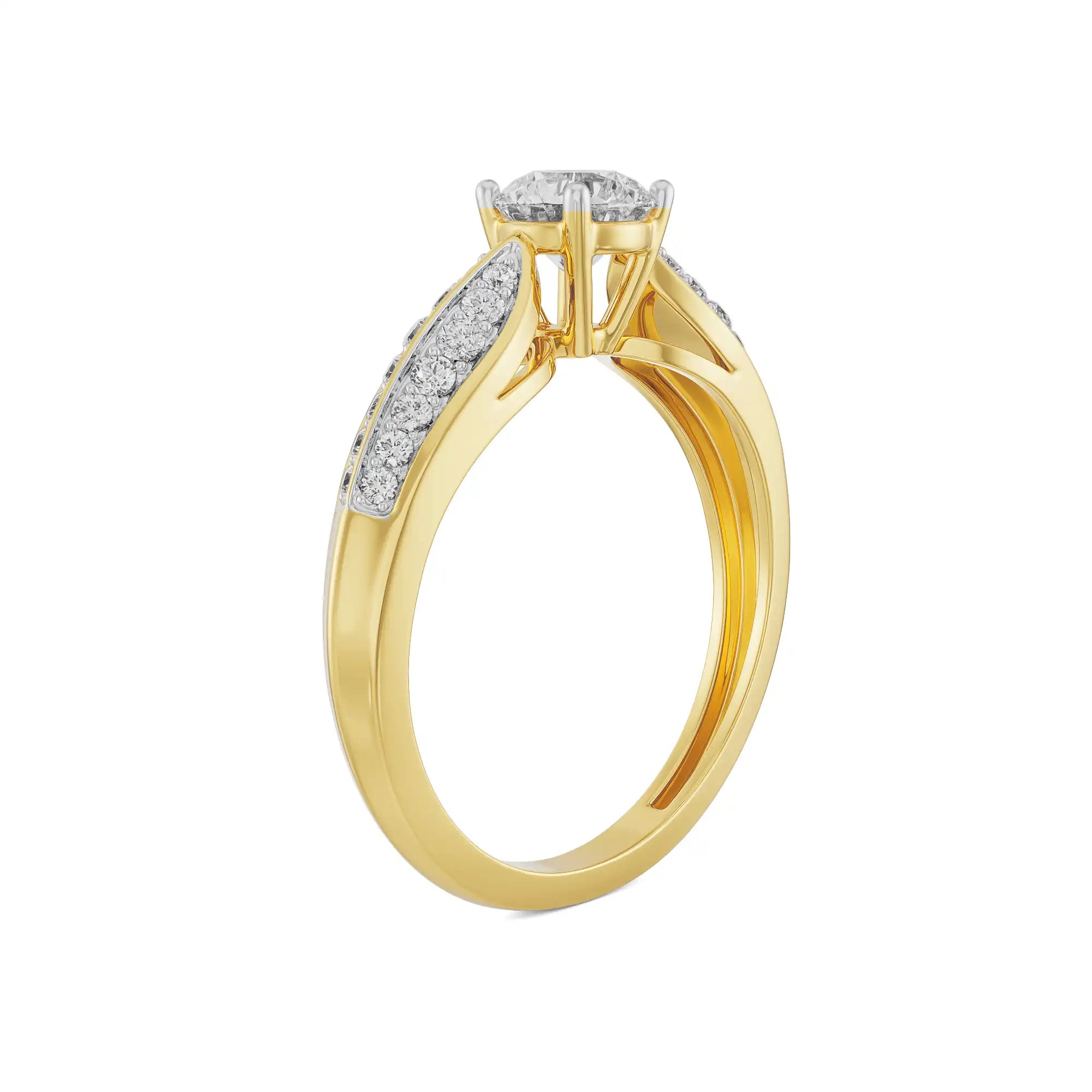 Jasmine Engagement Ring Side View