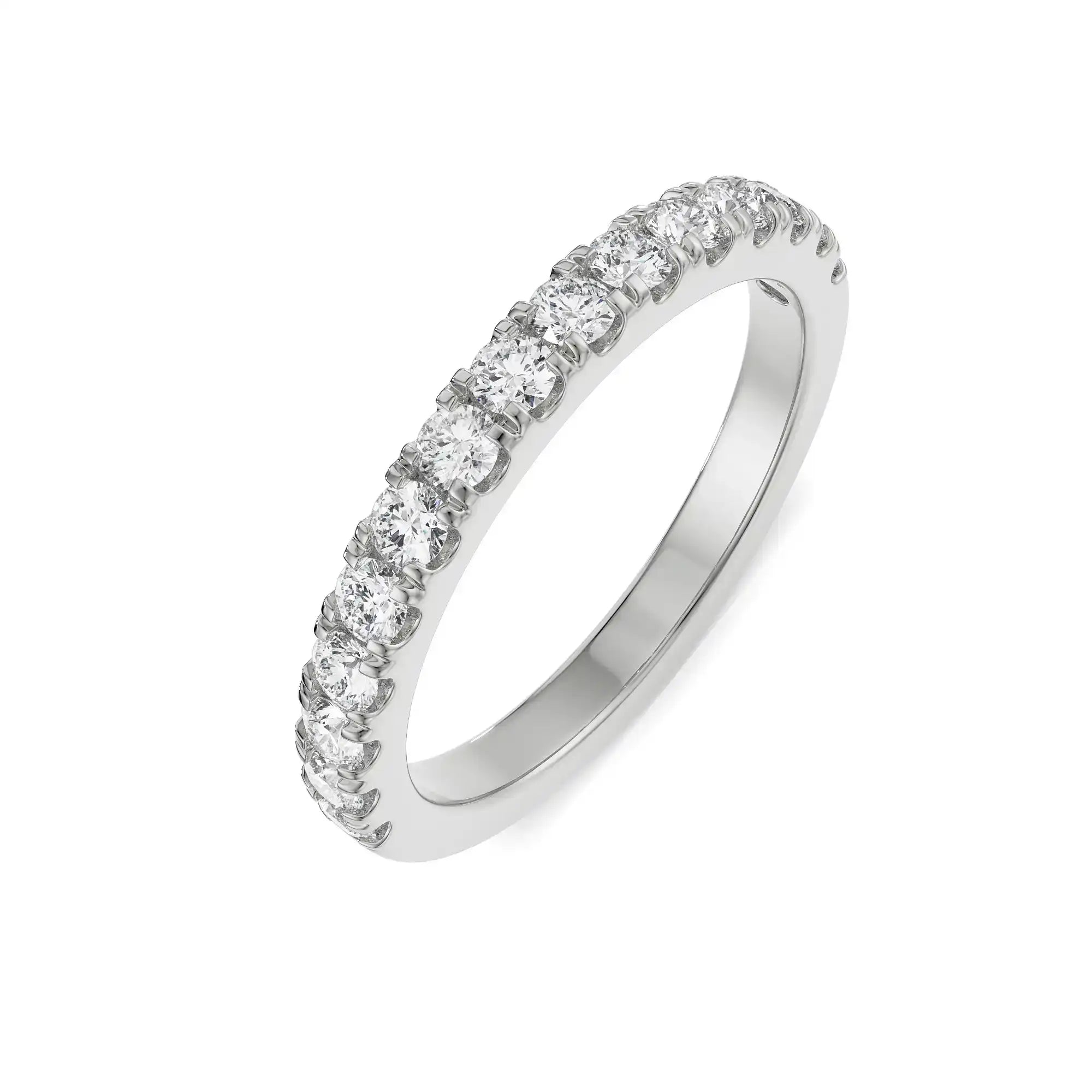 Stackable Diamond Band Top View