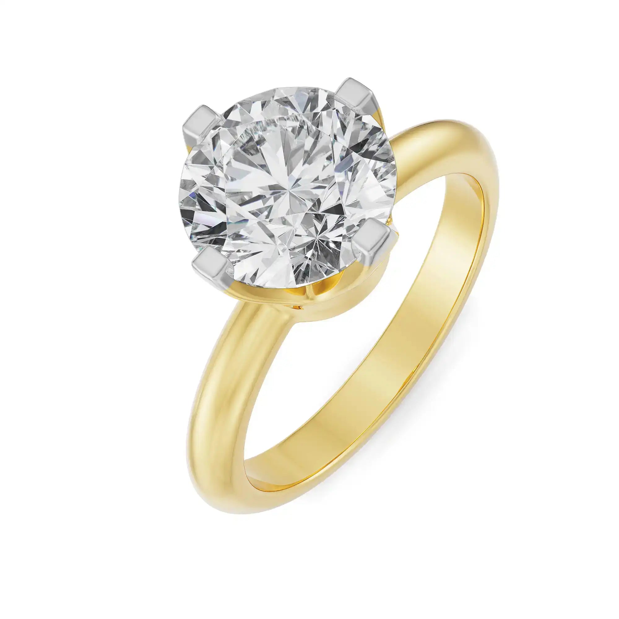 1.5 CT Classic Solitaire Ring Top View