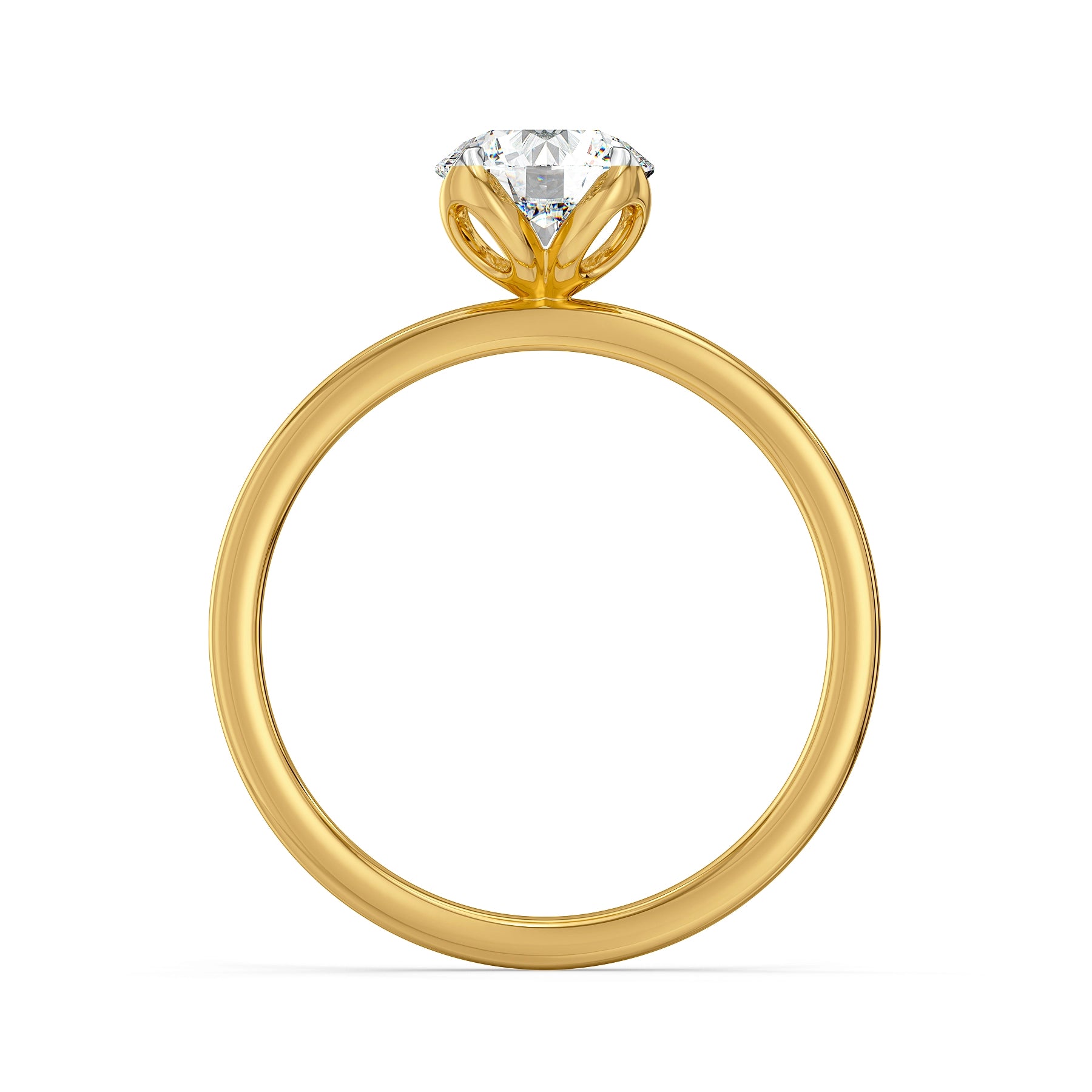 Lucir Lab Grown Diamond Ring - back view