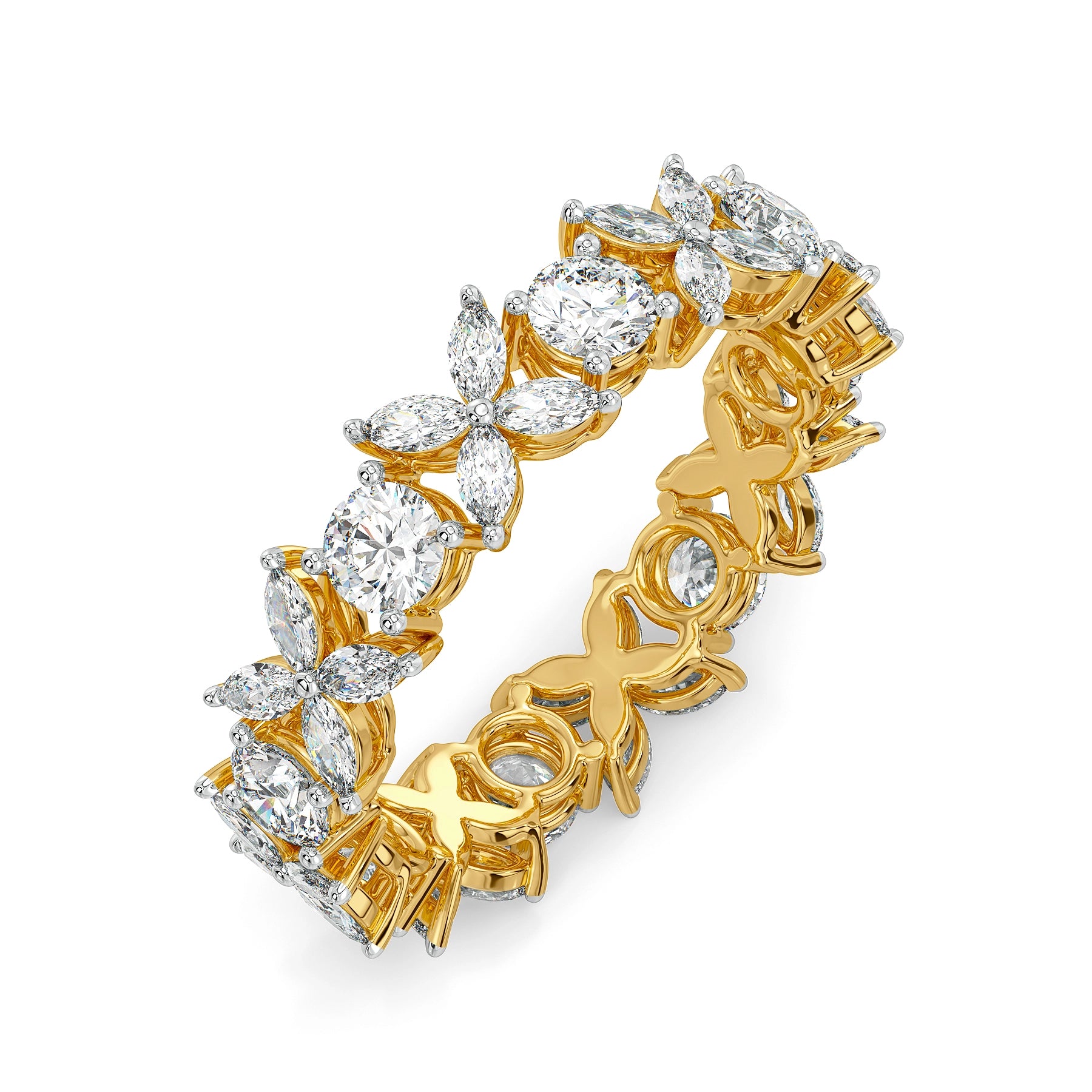 Aurora Luxe Lab Grown Diamond Ring - top view