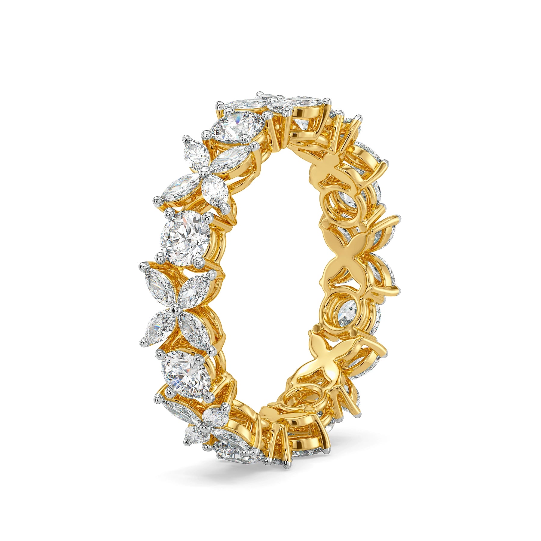 Aurora Luxe Lab Grown Diamond Ring - side view