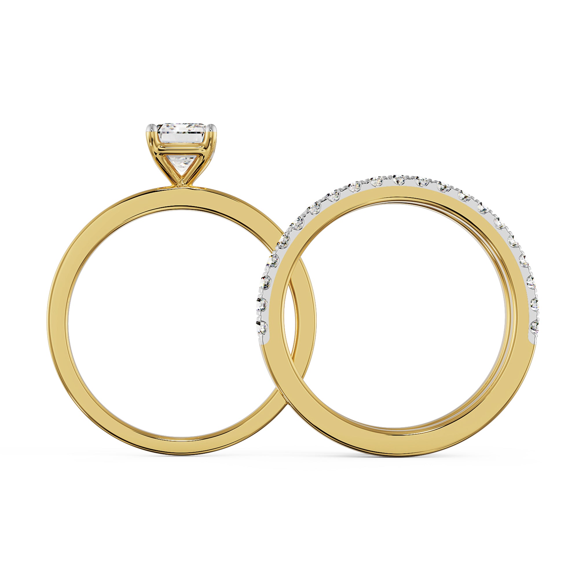 Ella Emerald Engagement Ring Right view