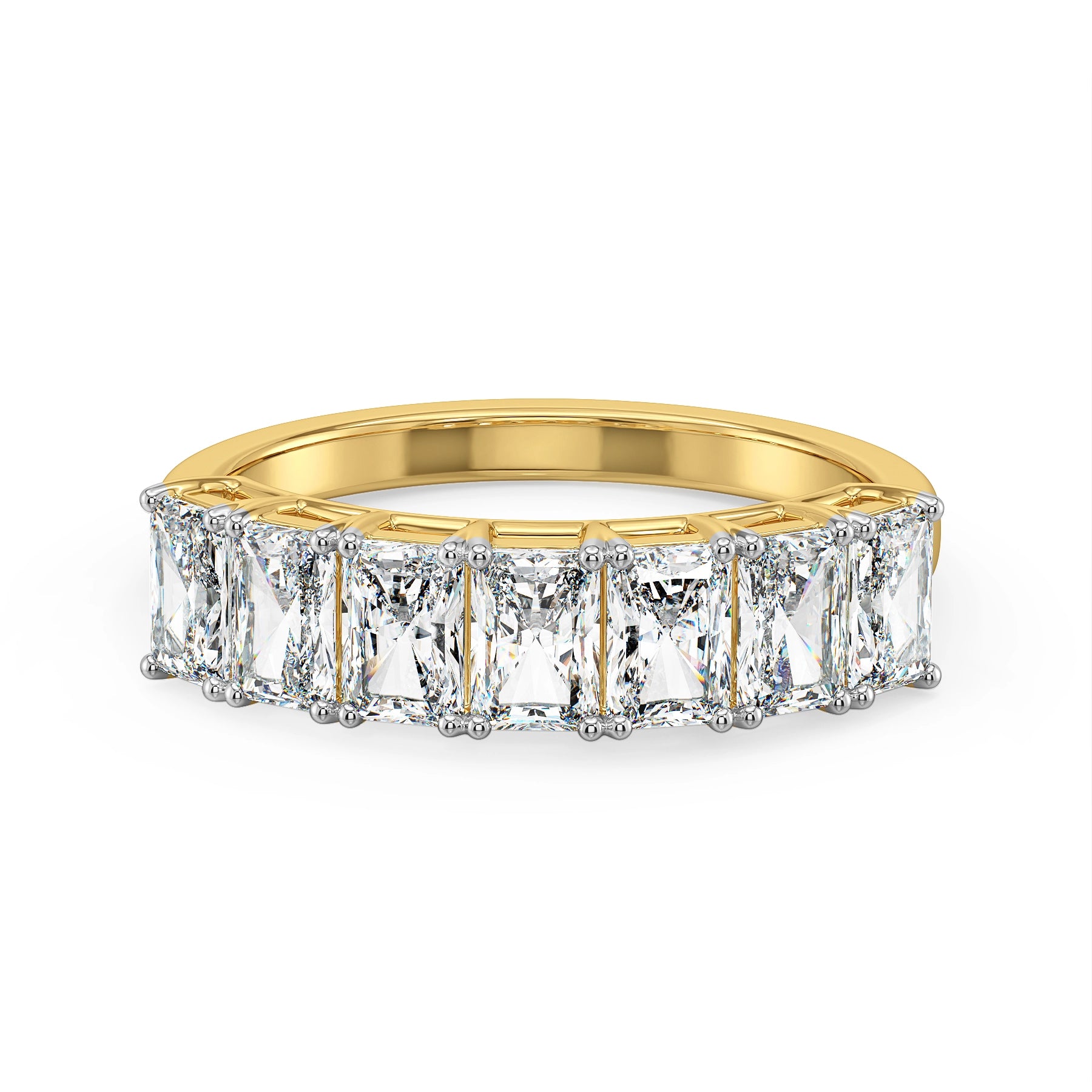 Grandeur Radiant Lab Diamond Ring - front view