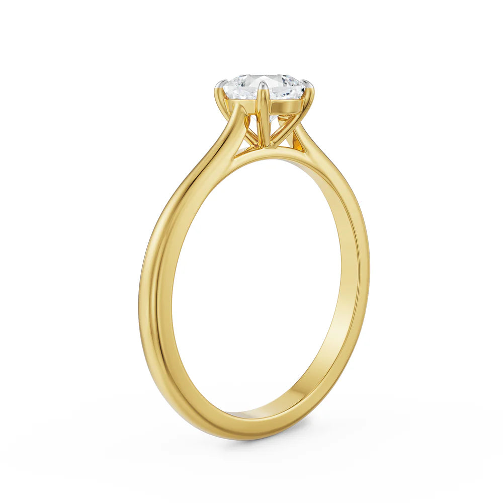 0.5 CT Cushion Solitaire Ring_in_stock